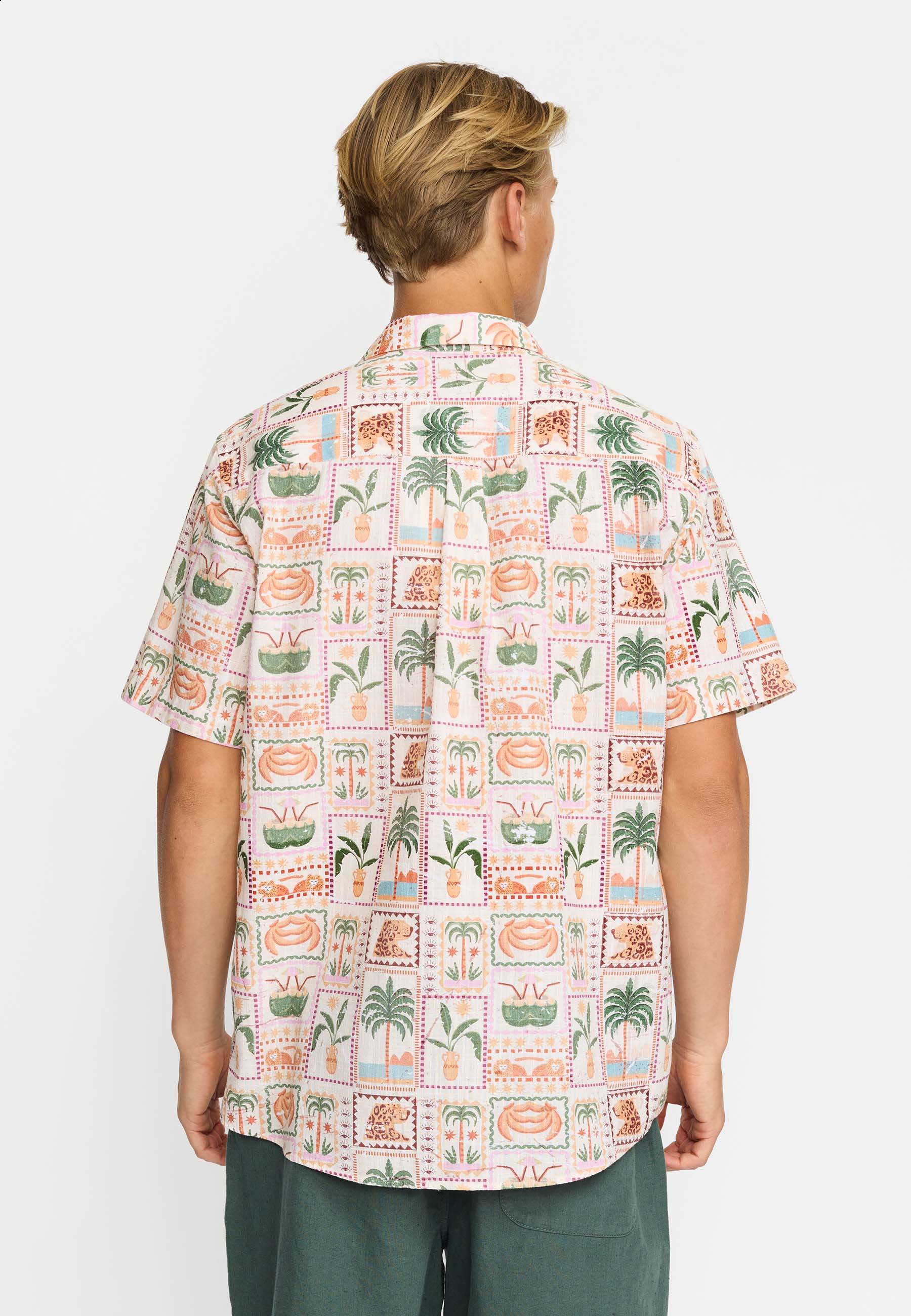 Revolution Short-sleeved Cuban Shirt Short-sleeve shirts Offwhite