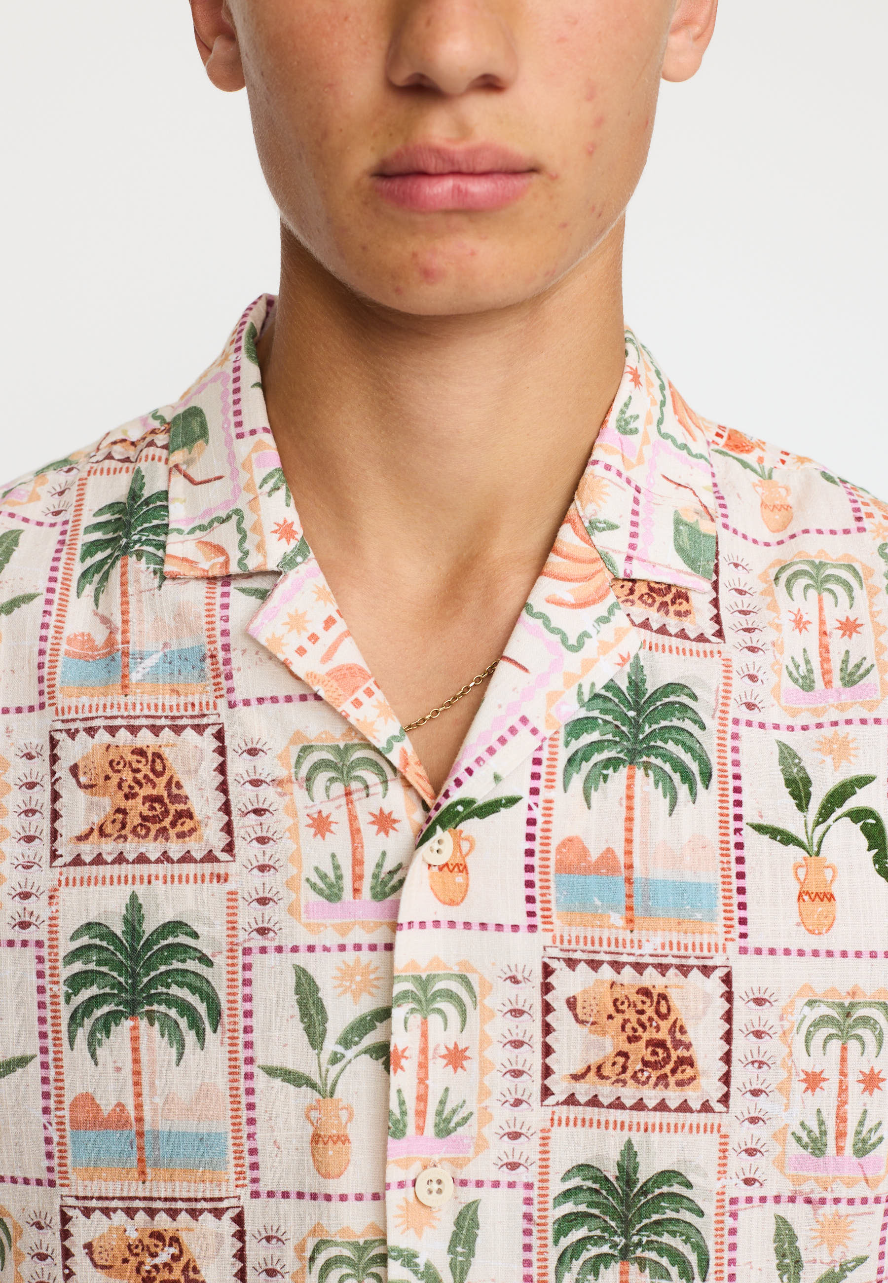Revolution Short-sleeved Cuban Shirt Short-sleeve shirts Offwhite