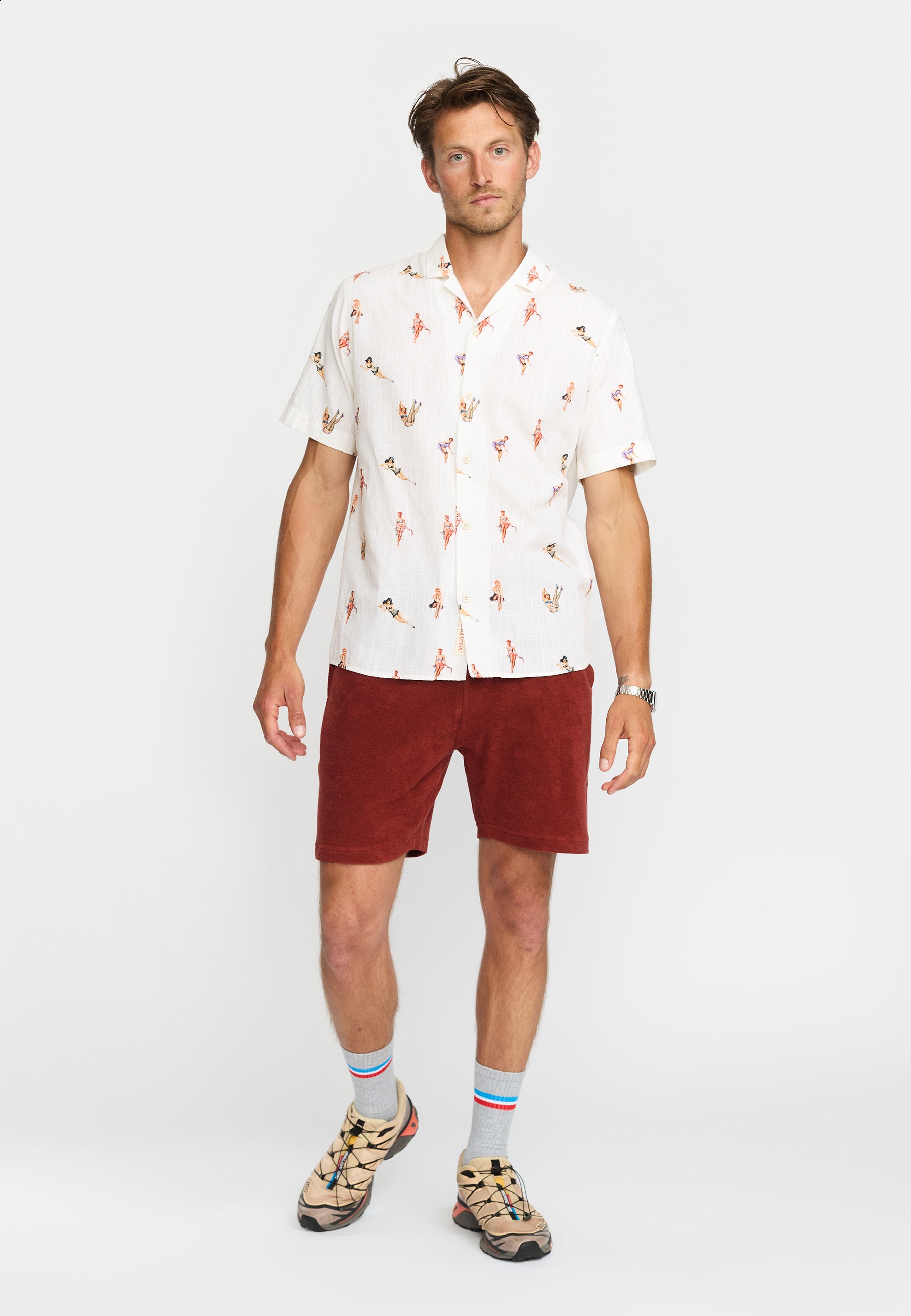 Revolution Short-sleeved Cuban Shirt Short-sleeve shirts Offwhite