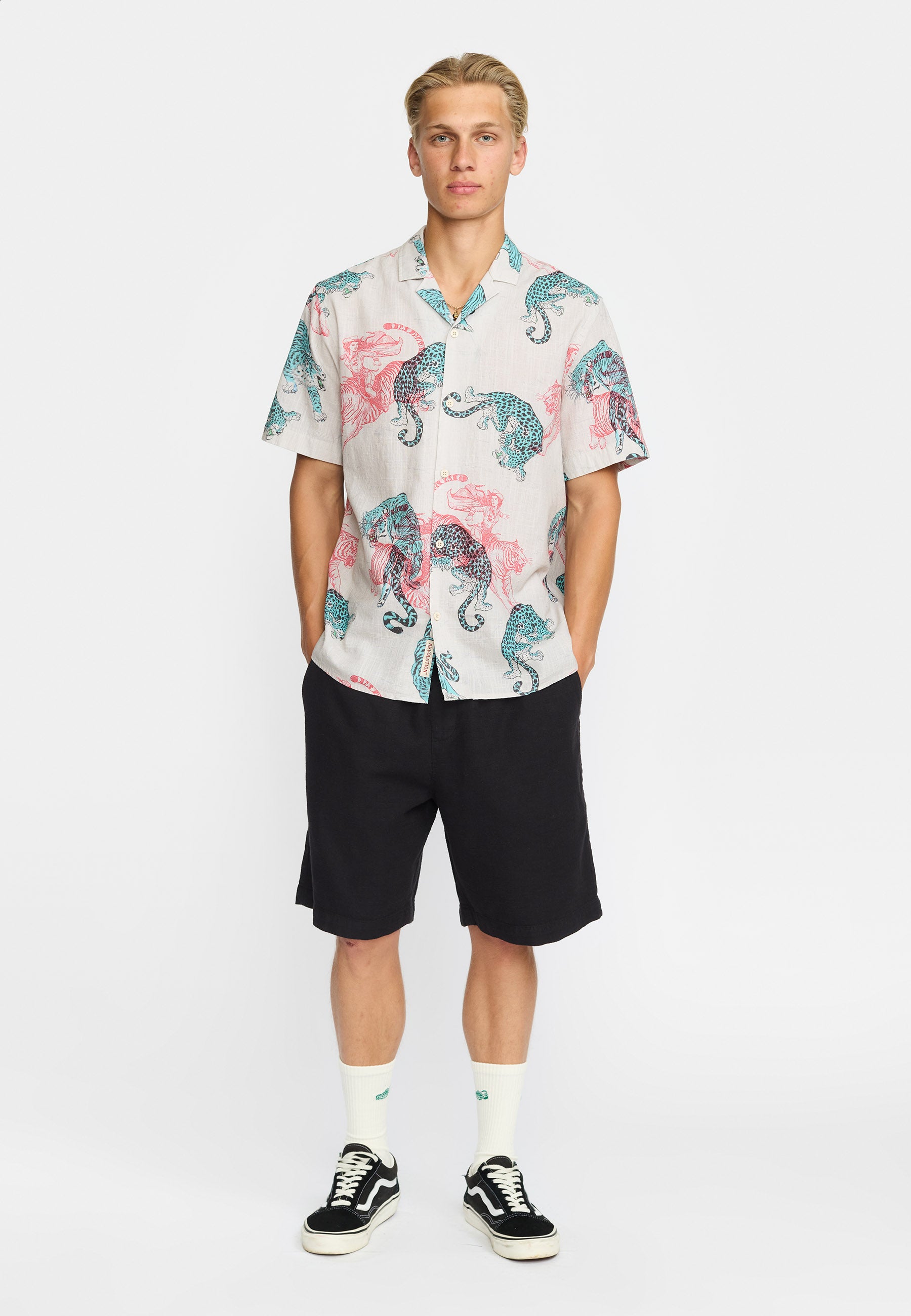 Revolution Short-sleeved Cuban Shirt Short-sleeve shirts Offwhite