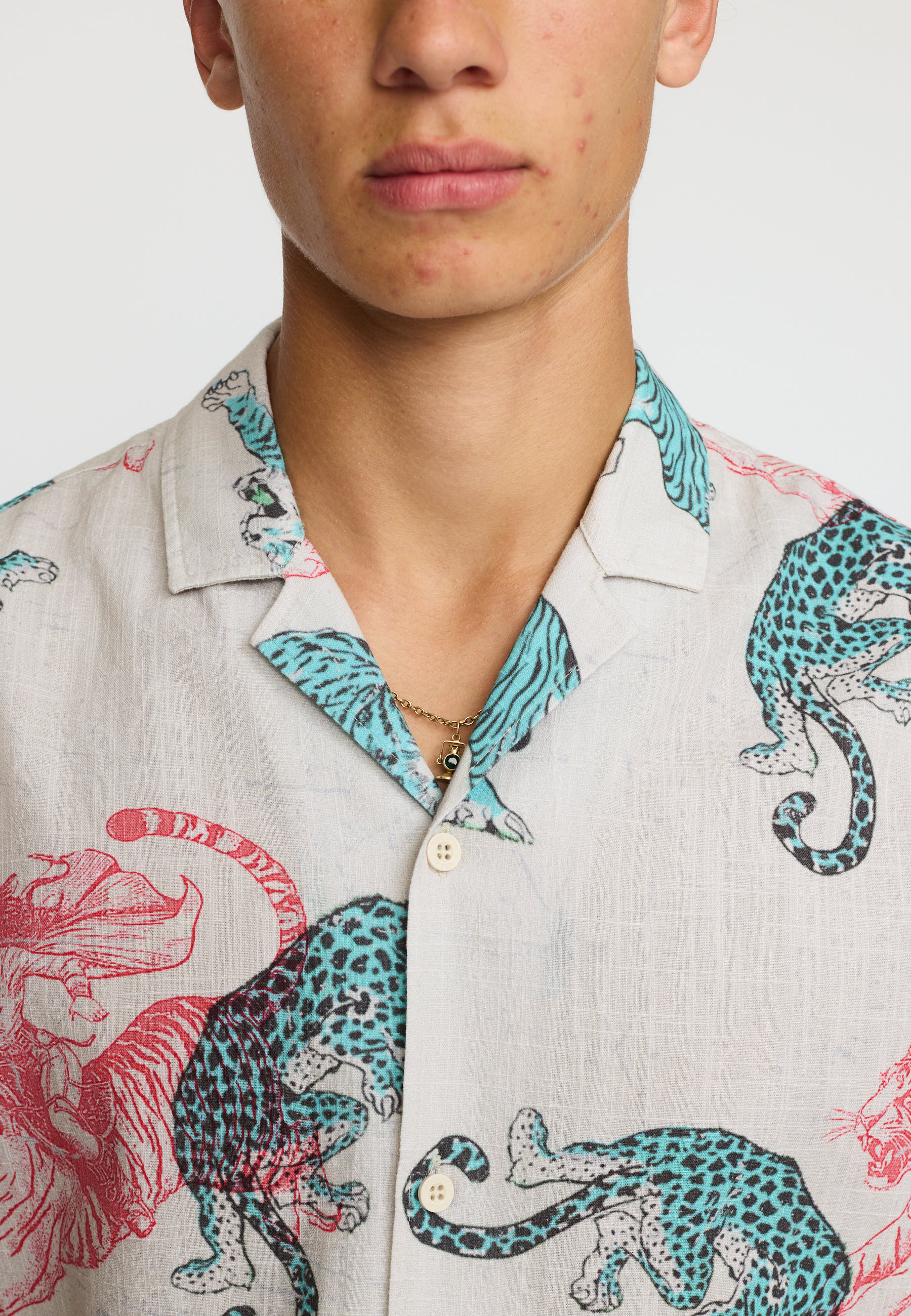 Revolution Short-sleeved Cuban Shirt Short-sleeve shirts Offwhite