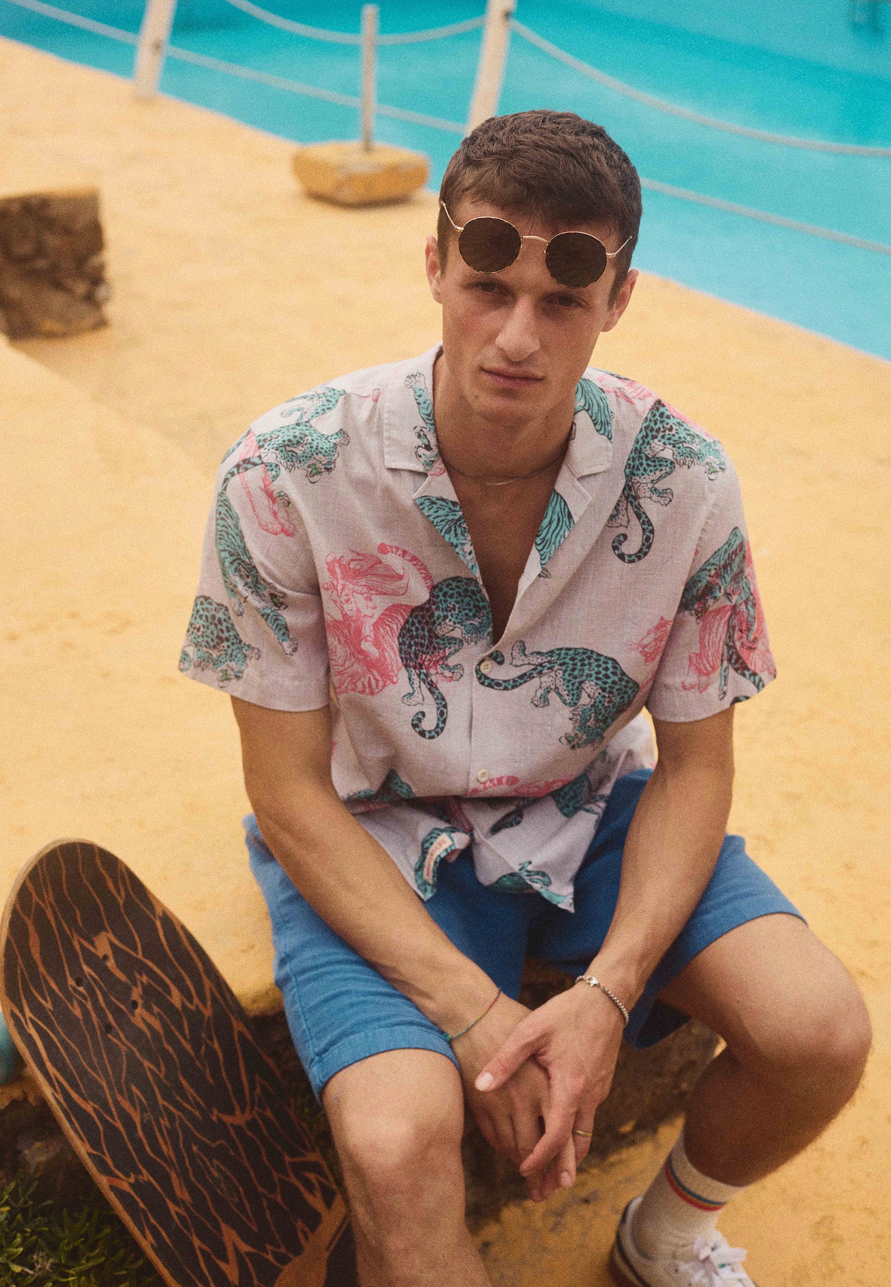 Revolution Short-sleeved Cuban Shirt Short-sleeve shirts Offwhite