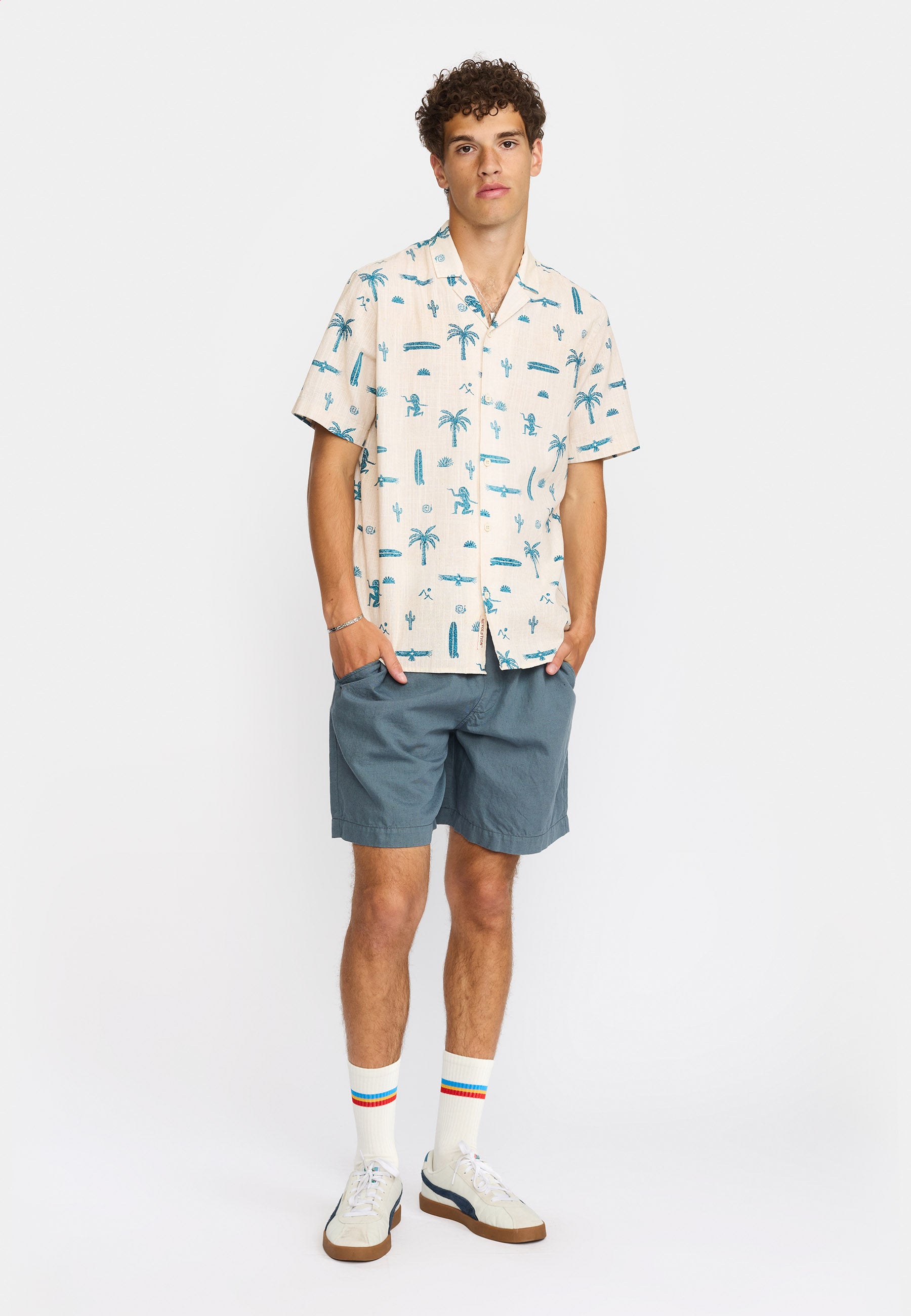 Revolution Short-sleeved Cuban Shirt Short-sleeve shirts Offwhite