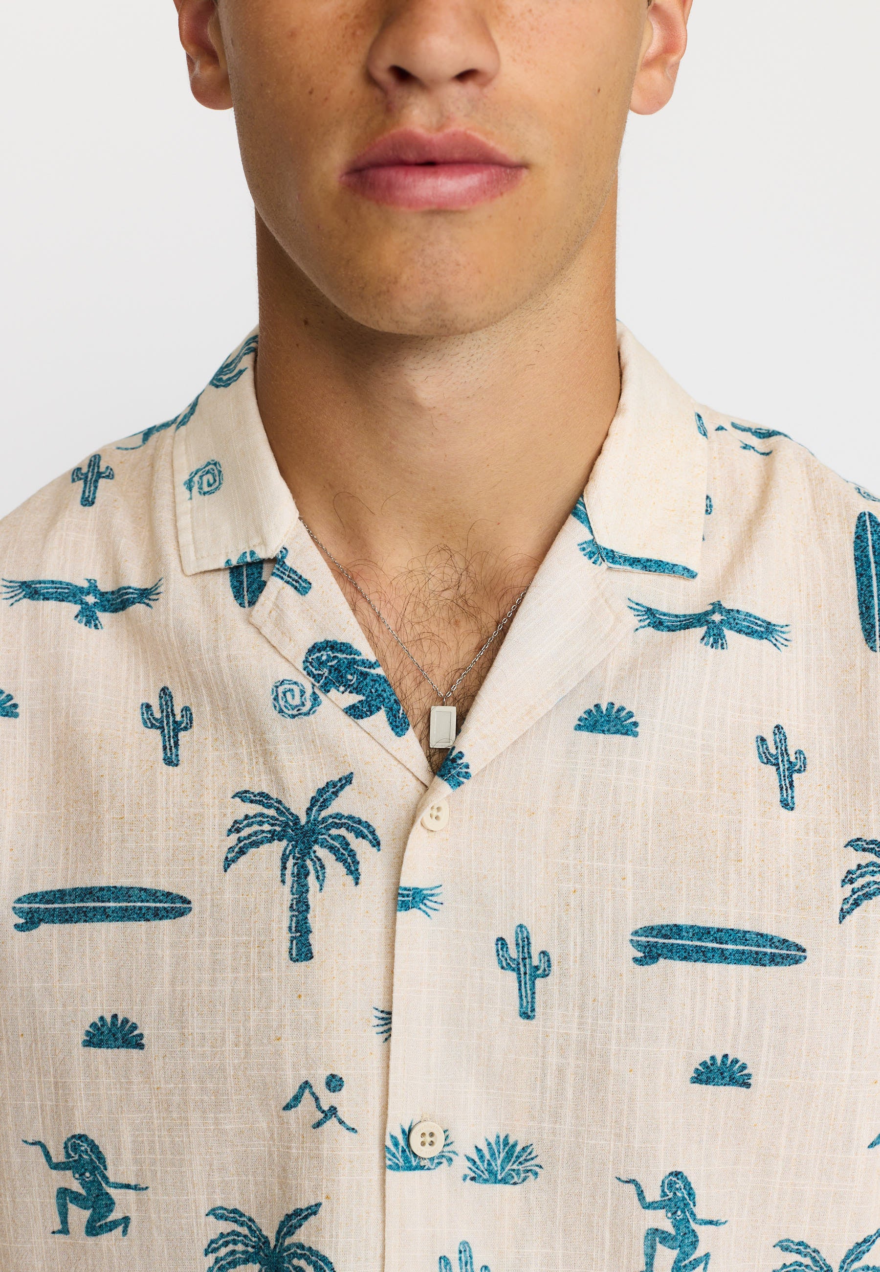 Revolution Short-sleeved Cuban Shirt Short-sleeve shirts Offwhite