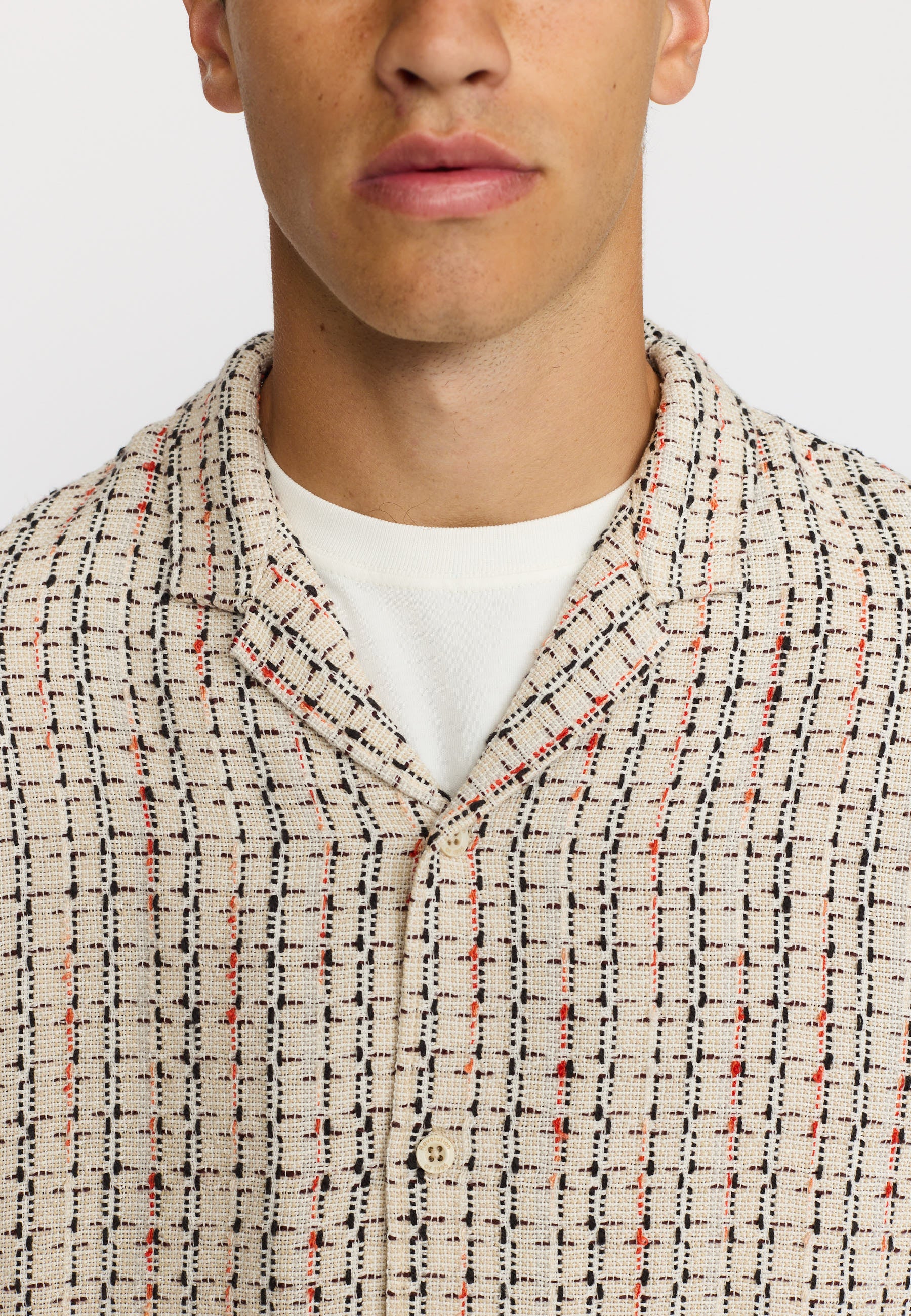 Revolution Short-sleeved Cuban Shirt Short-sleeve shirts Offwhite
