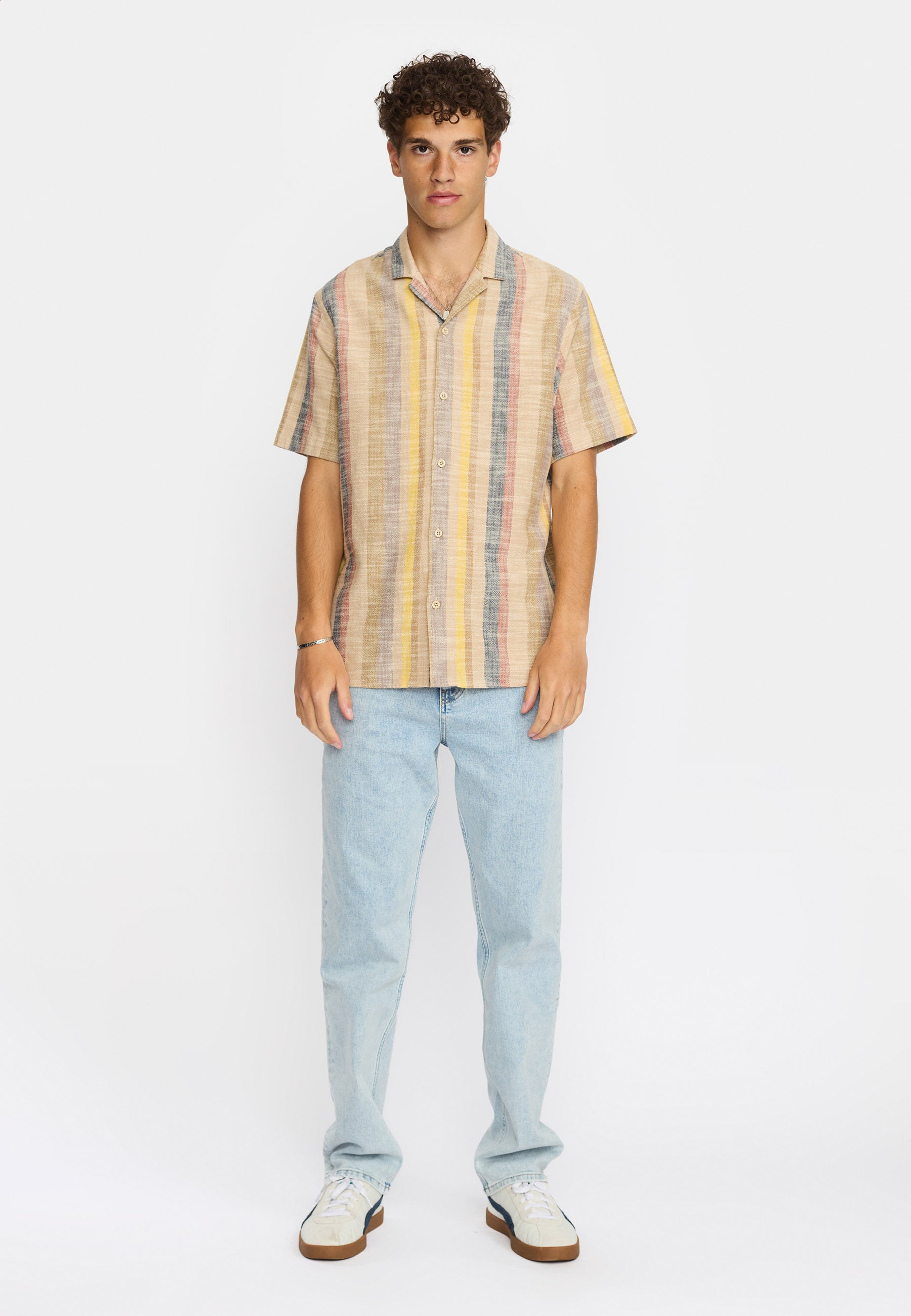 Revolution Short-sleeved Cuban Shirt Short-sleeve shirts Brown