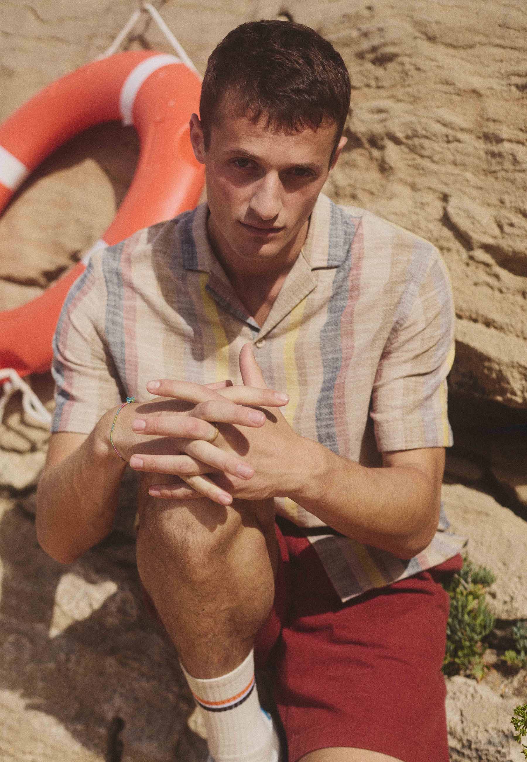 Revolution Short-sleeved Cuban Shirt Short-sleeve shirts Brown