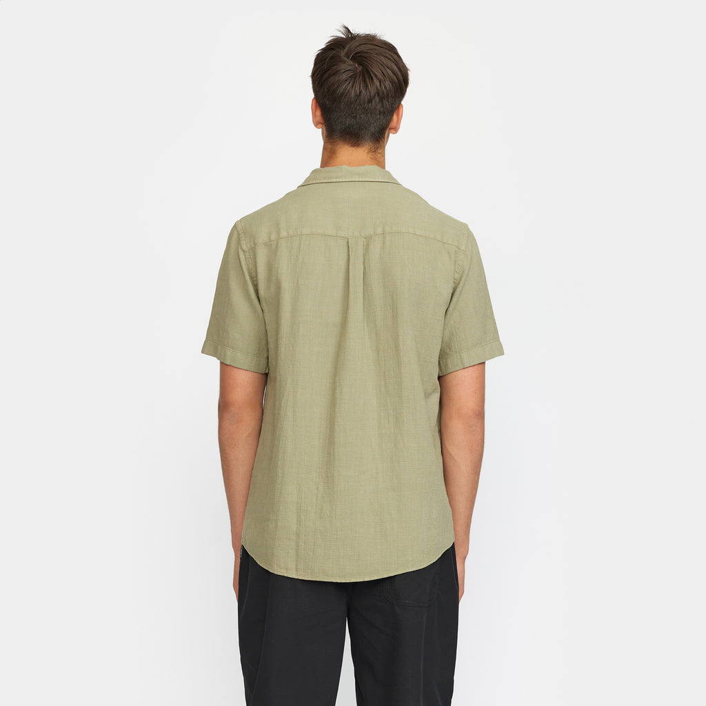 Revolution Short-sleeved Cuban Shirt Short-sleeve shirts Lightgreen