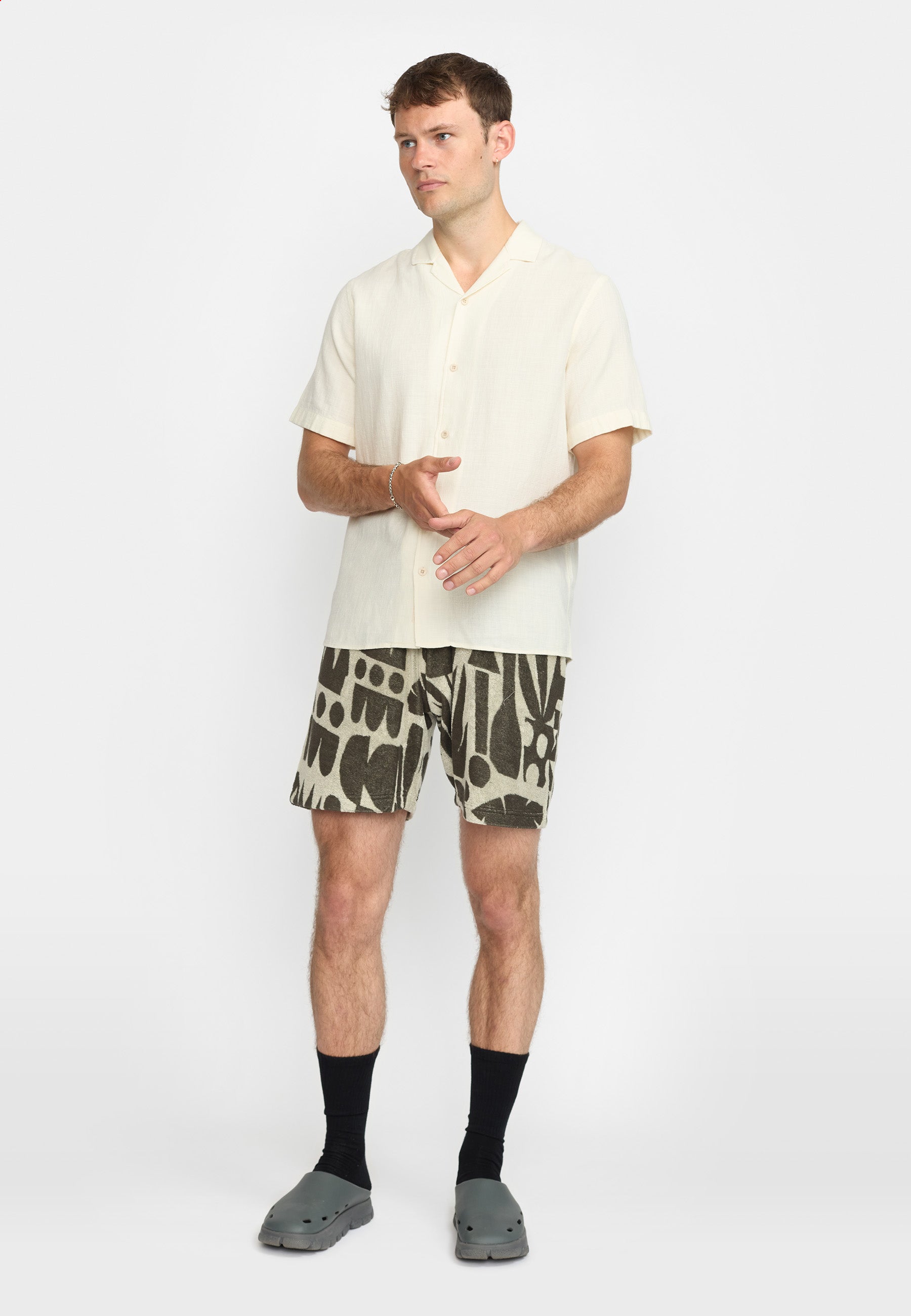 Revolution Short-sleeved Cuban Shirt Short-sleeve shirts Offwhite