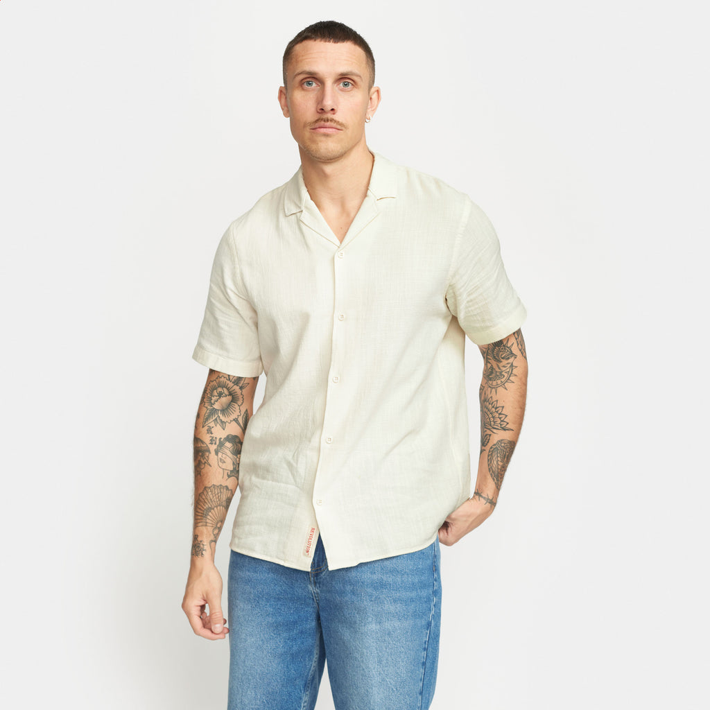 Revolution Short-sleeved Cuban Shirt Short-sleeve shirts Offwhite