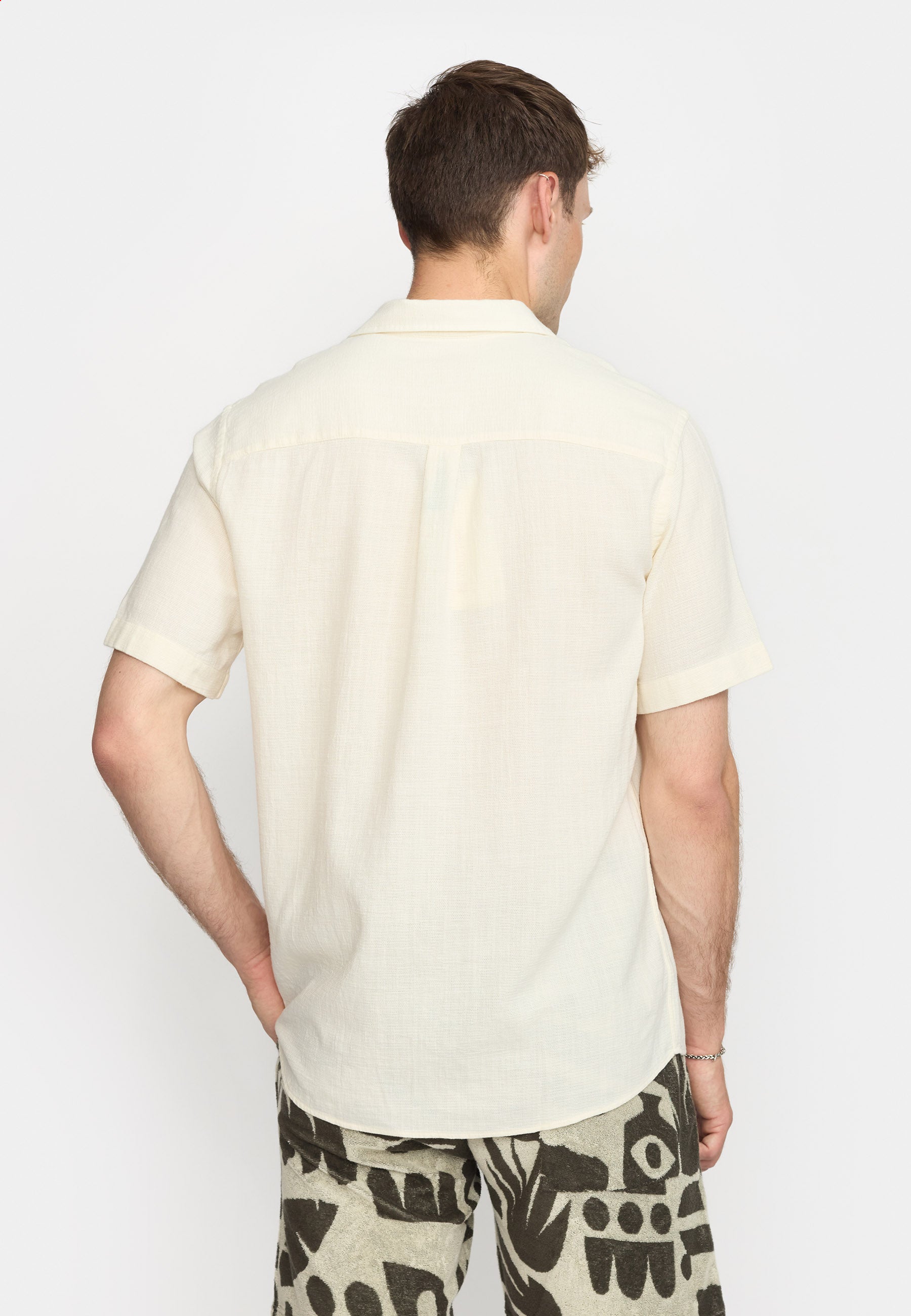 Revolution Short-sleeved Cuban Shirt Short-sleeve shirts Offwhite