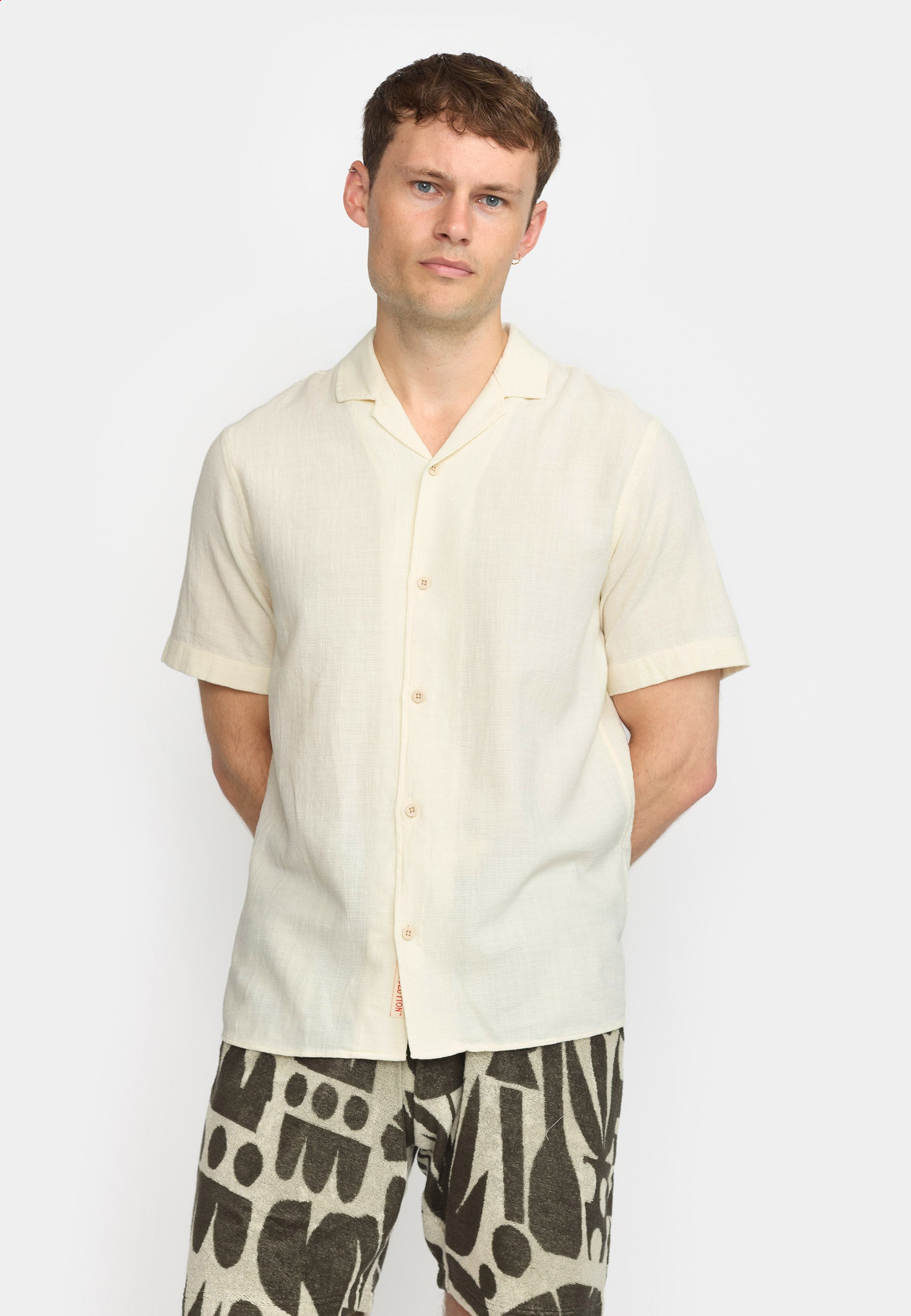 Revolution Short-sleeved Cuban Shirt Short-sleeve shirts Offwhite
