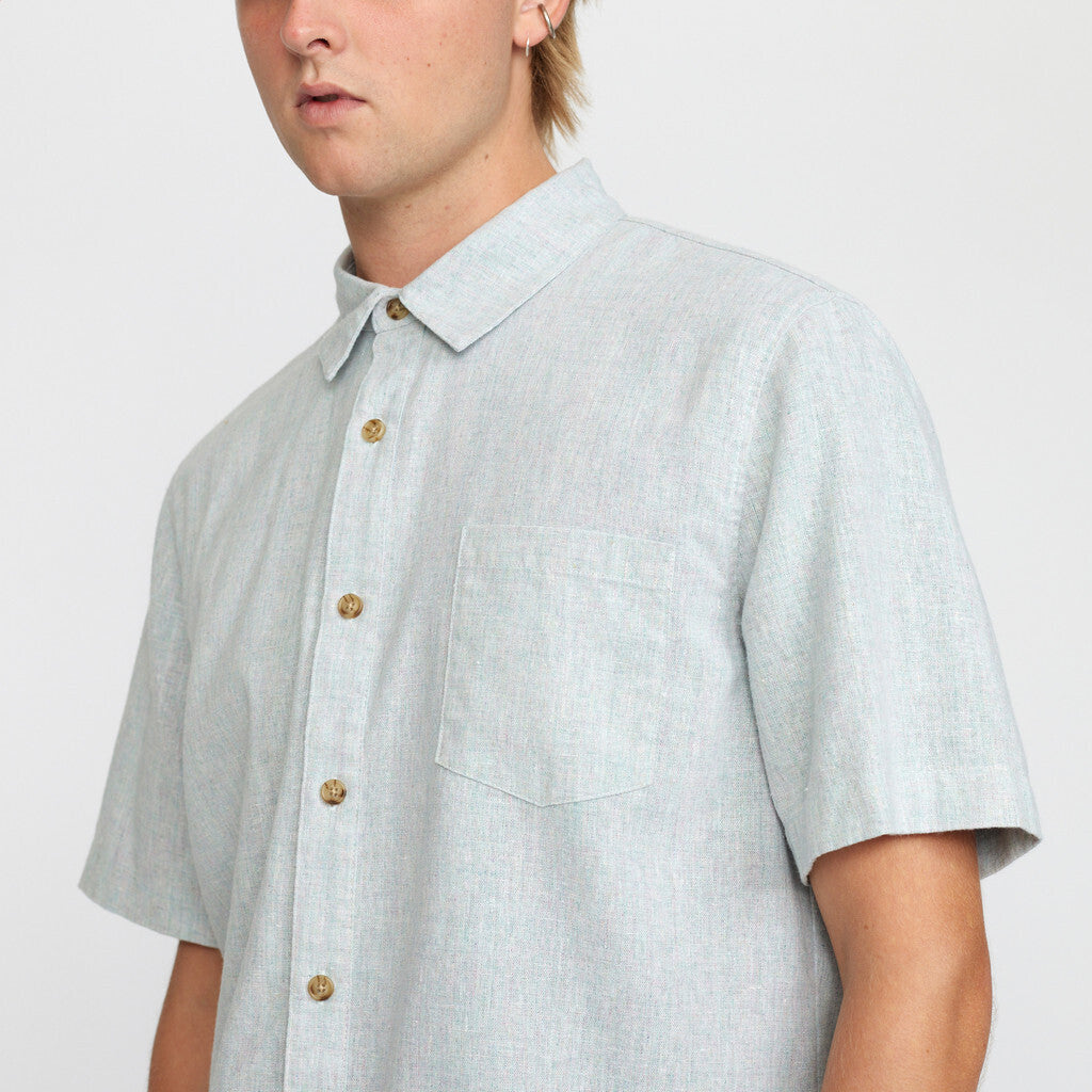 Revolution Short-sleeved Loose Shirt Short-sleeve shirts Blue