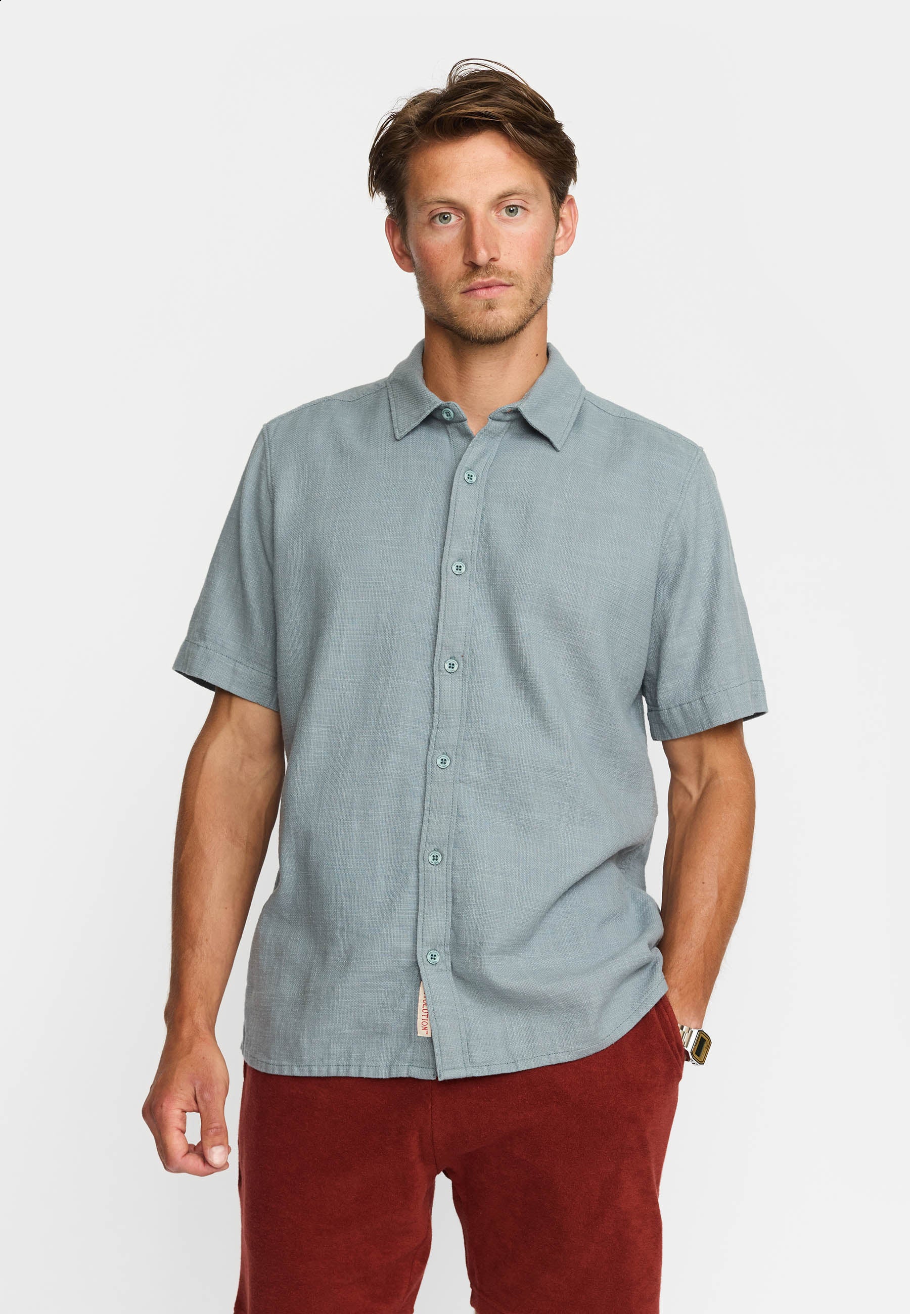 Revolution Short-sleeved Shirt Short-sleeve shirts Blue