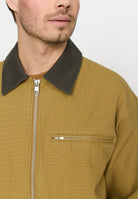 Revolution Short Jacket Lightweight Outerwear Darkkhaki