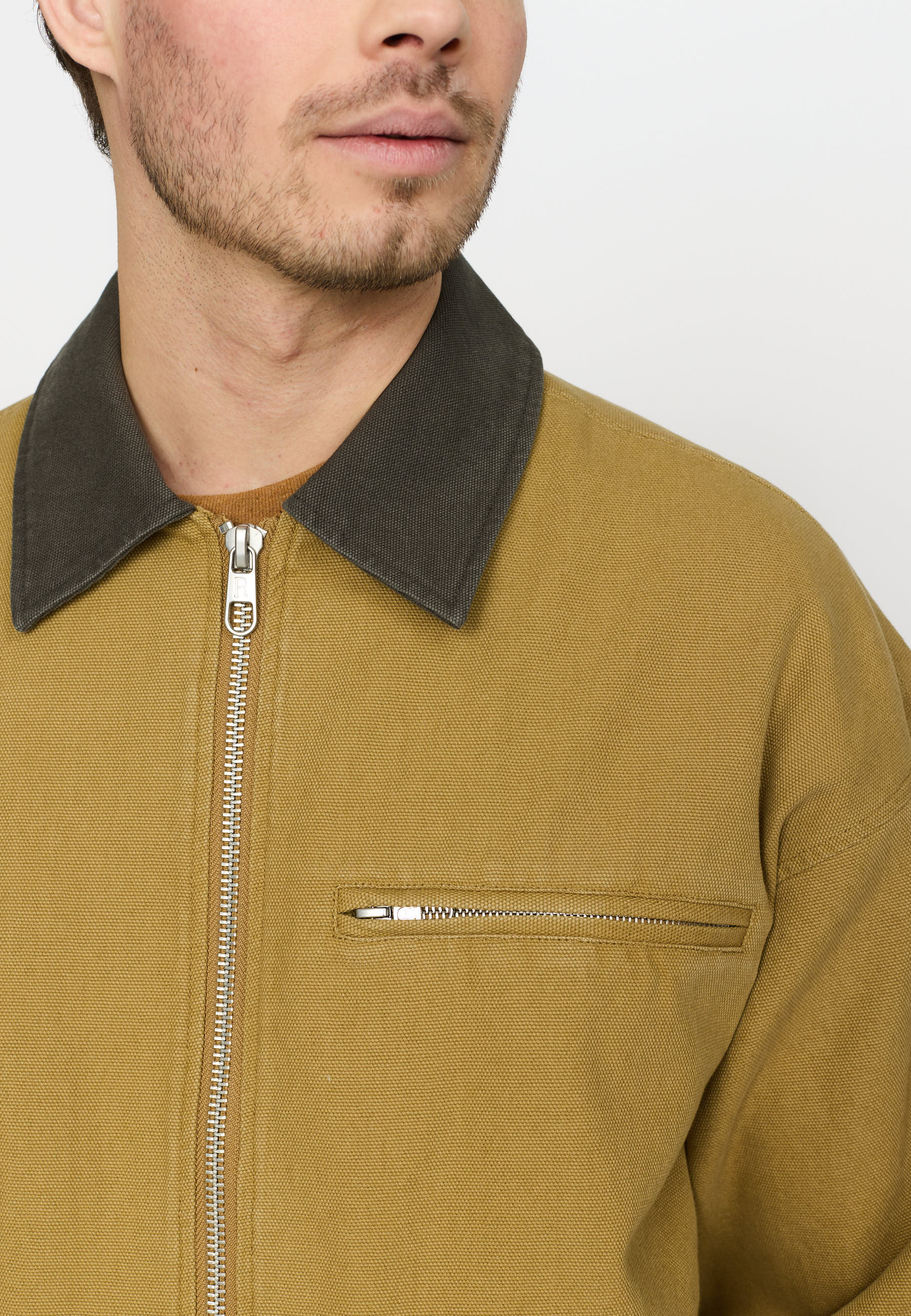 Revolution Short Jacket Lightweight Outerwear Darkkhaki