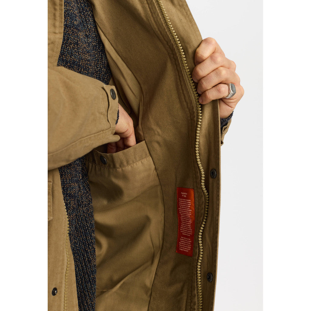 Revolution Short Jacket Lightweight Outerwear Darkkhaki