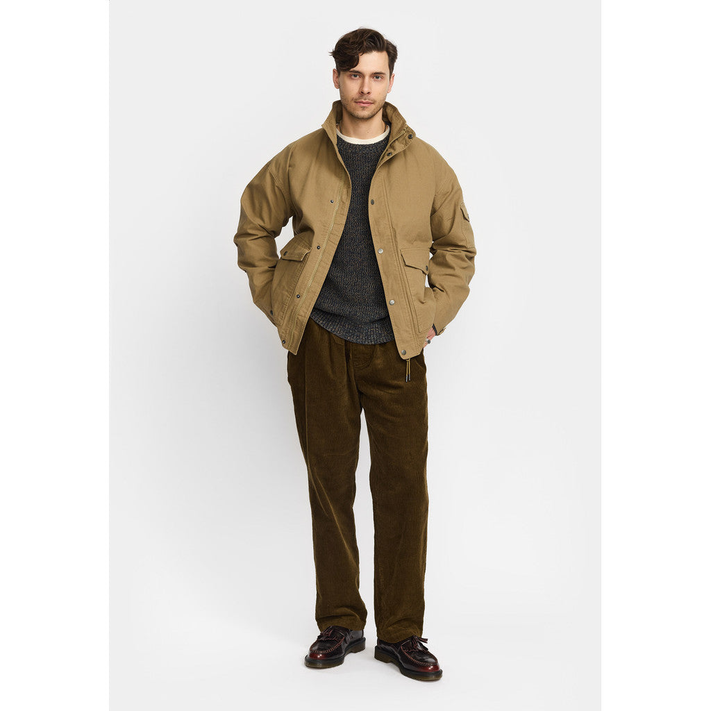 Revolution Short Jacket Lightweight Outerwear Darkkhaki