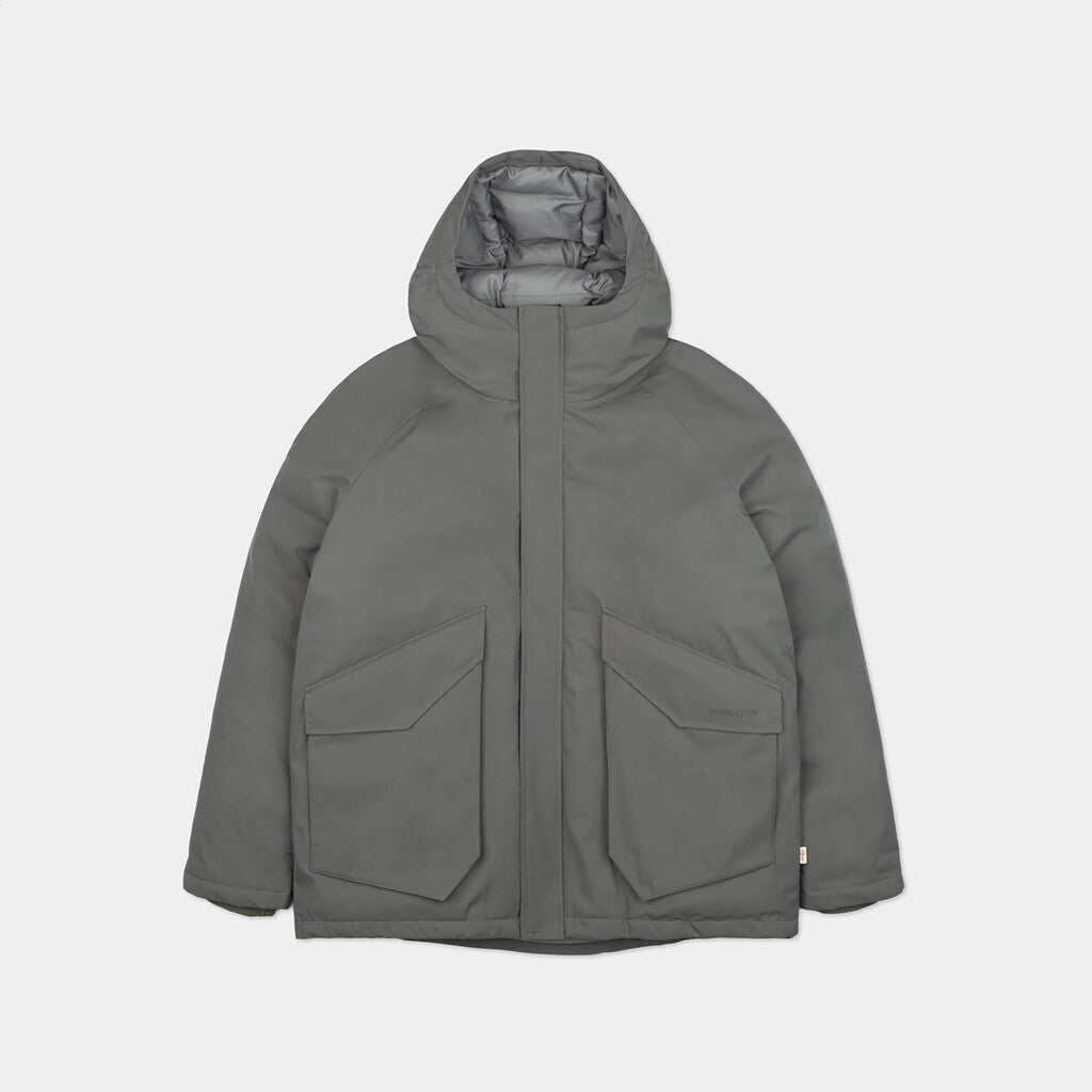 Revolution Tech Parka Mid Winter Outerwear Grey