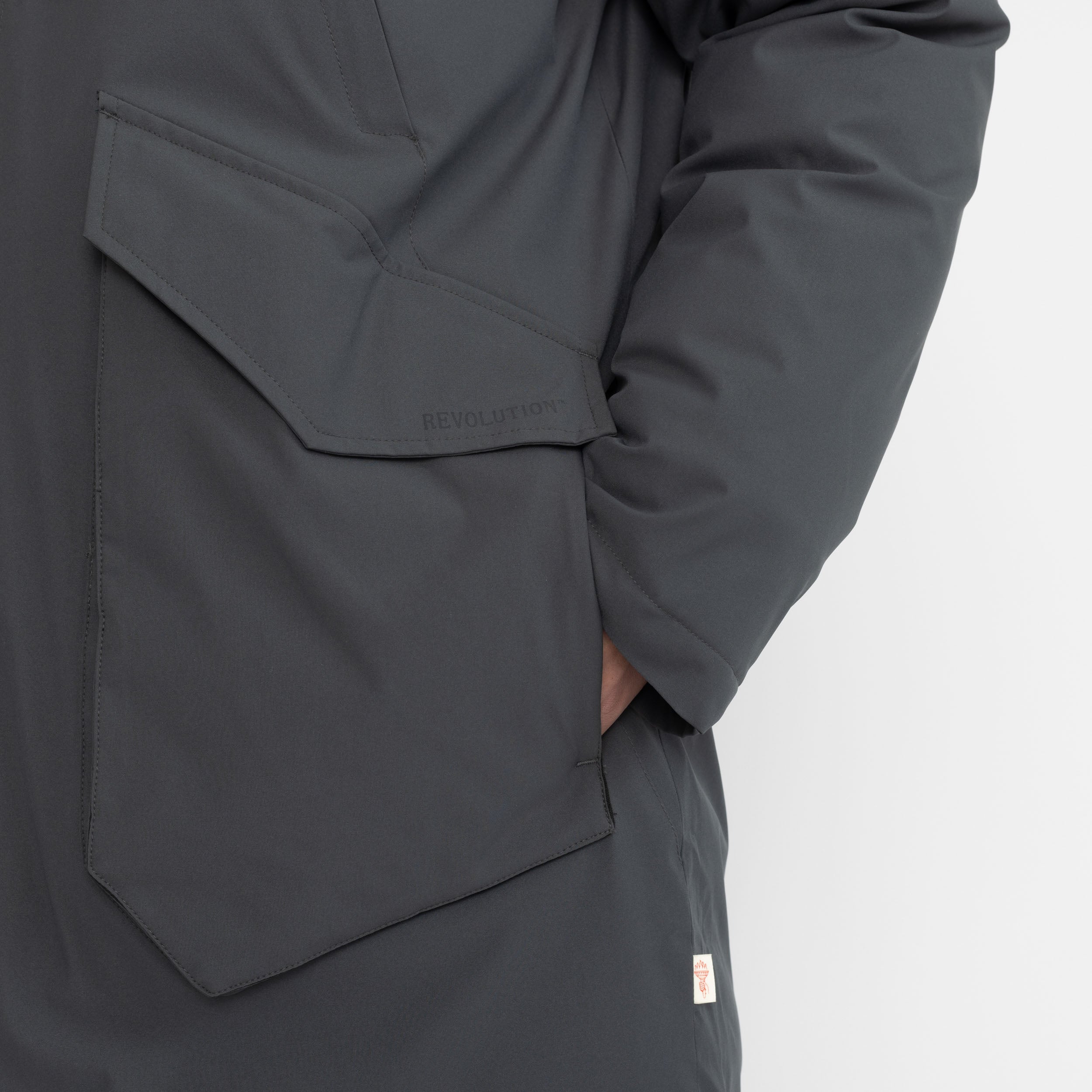 Tech Parka Raglan / 7768 - Darkgrey – Revolution.eu