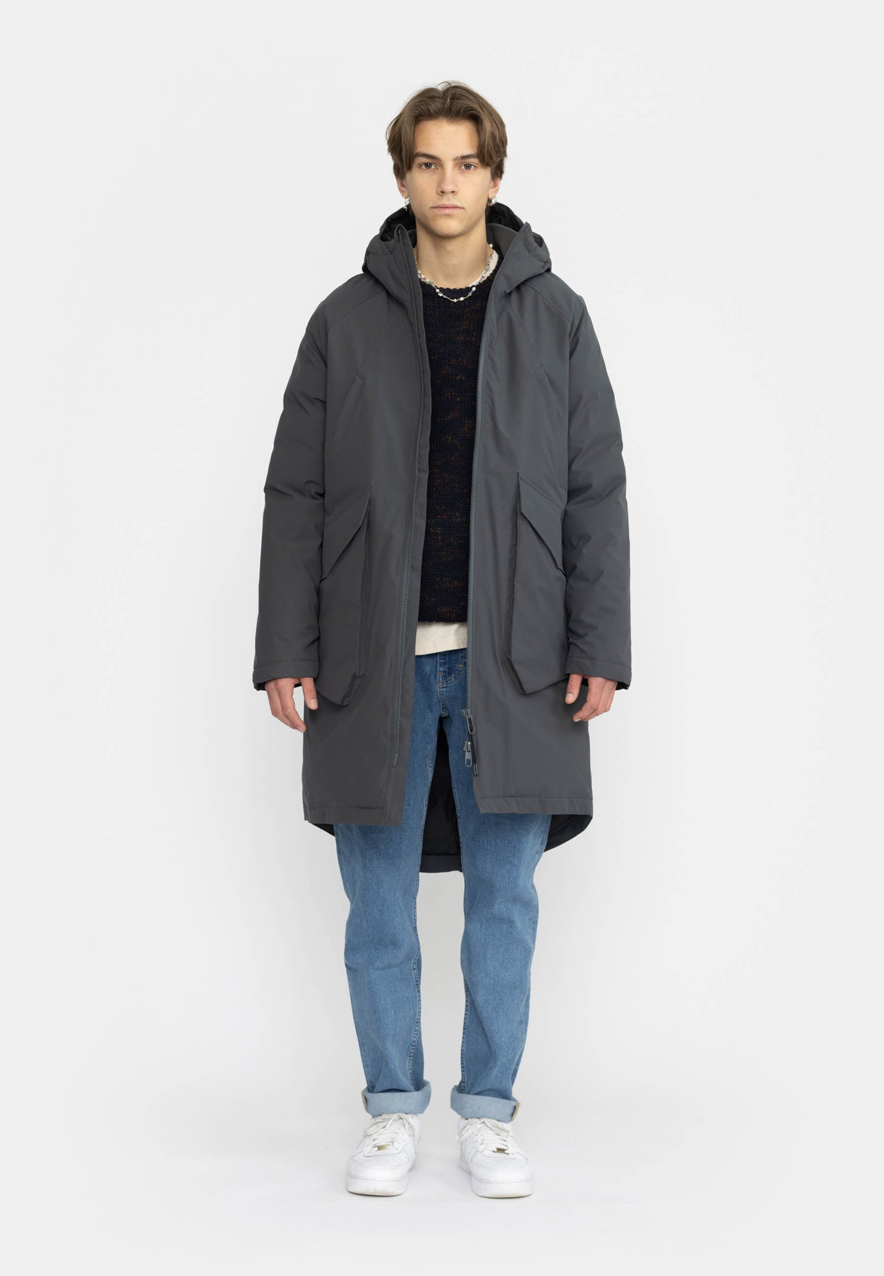 Tech Parka Raglan / 7768 - Darkgrey – Revolution.eu