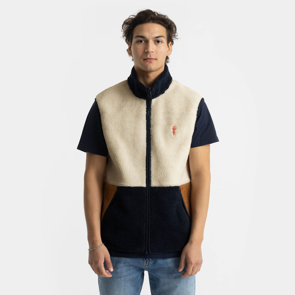 Revolution Teddy Vest Fleece Brown