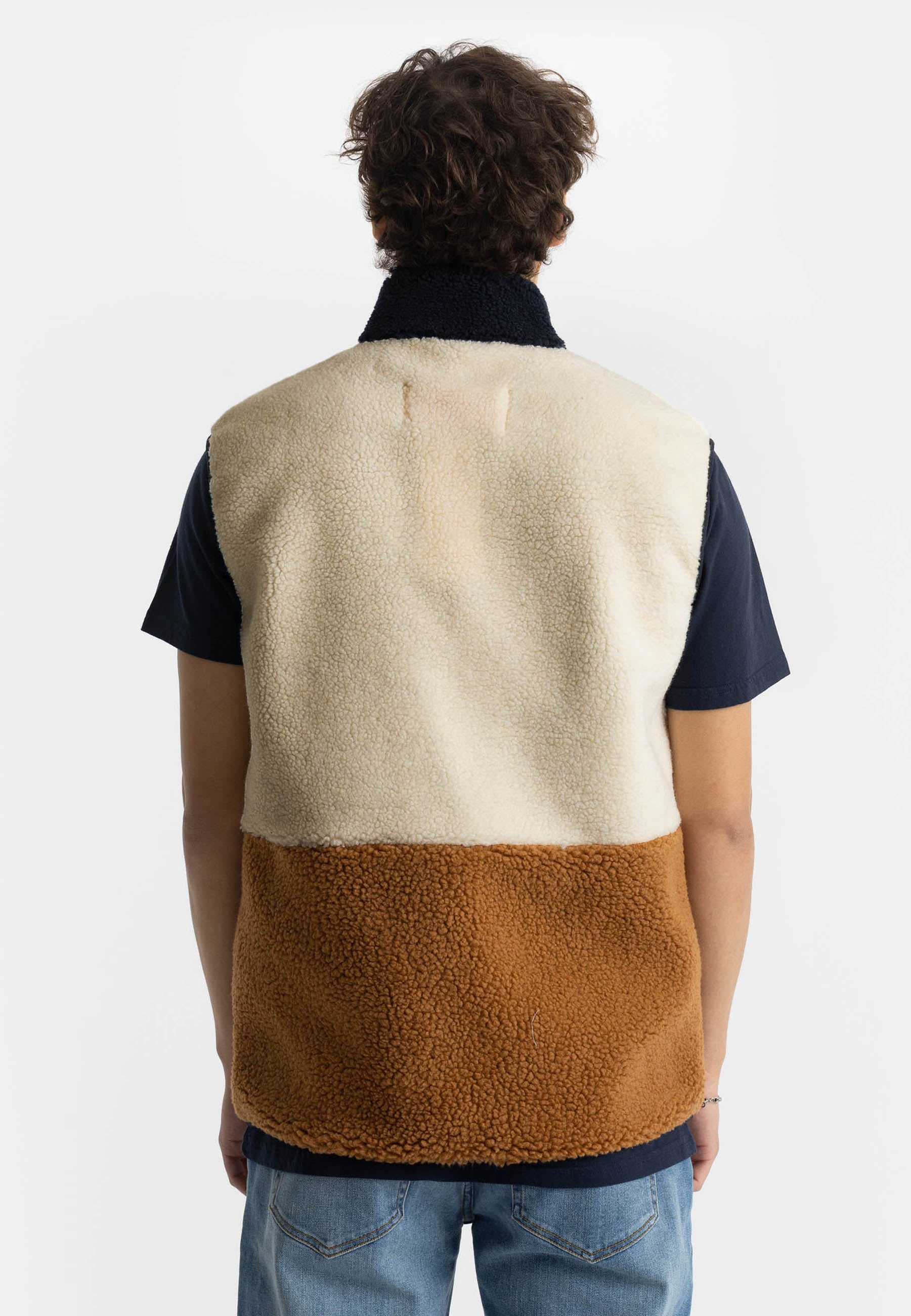 Revolution Teddy Vest Fleece Brown