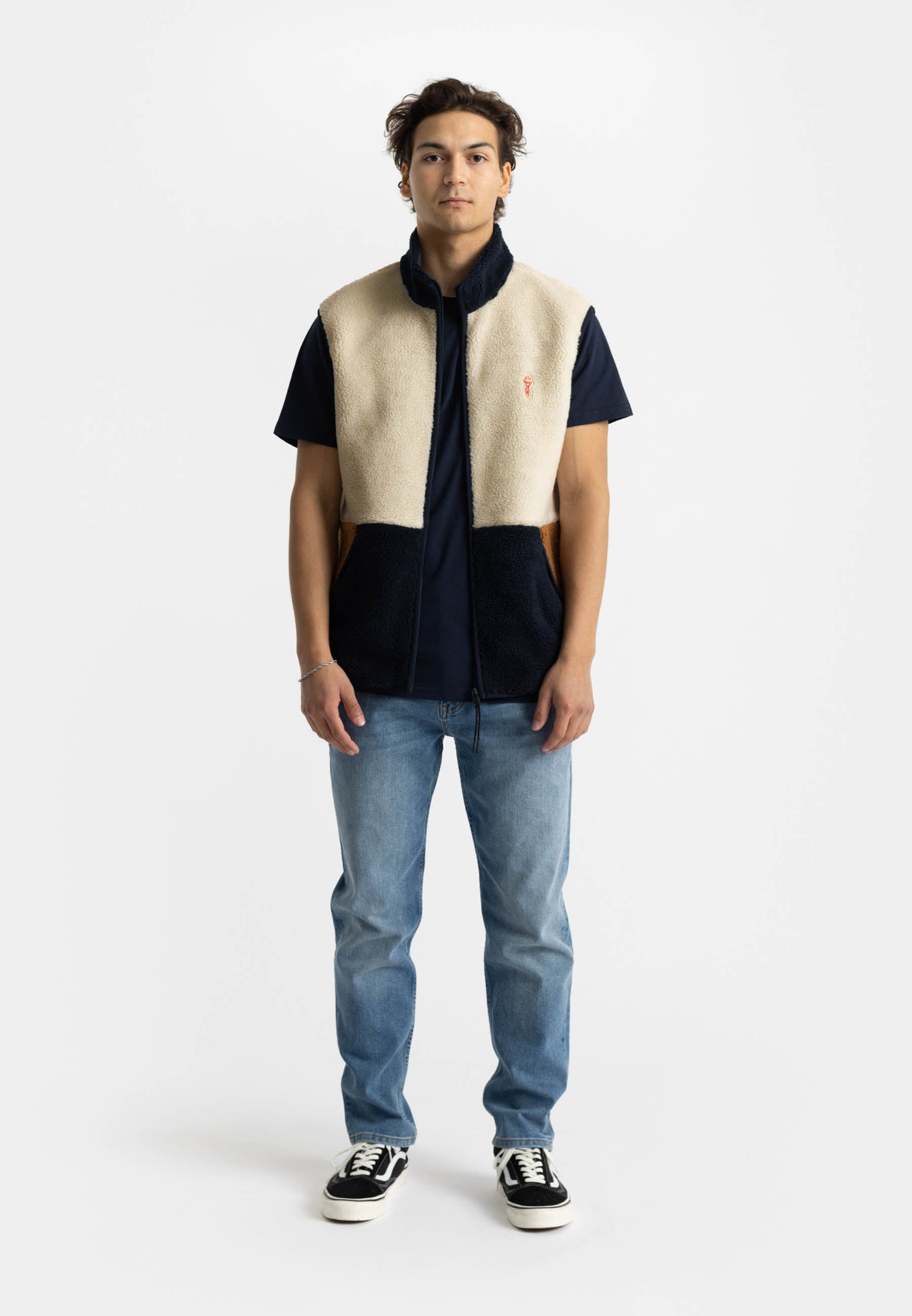 Revolution Teddy Vest Fleece Brown