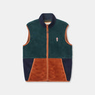 Revolution Teddy Vest Fleece Darkgreen