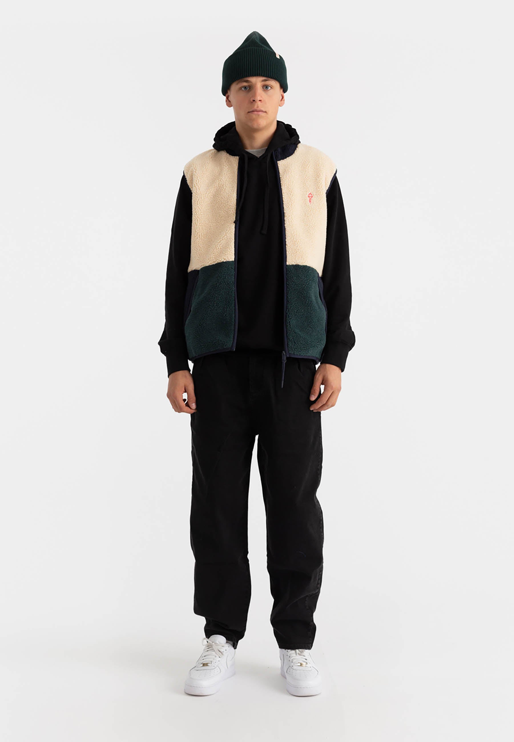 Revolution Teddy Vest Fleece Navy