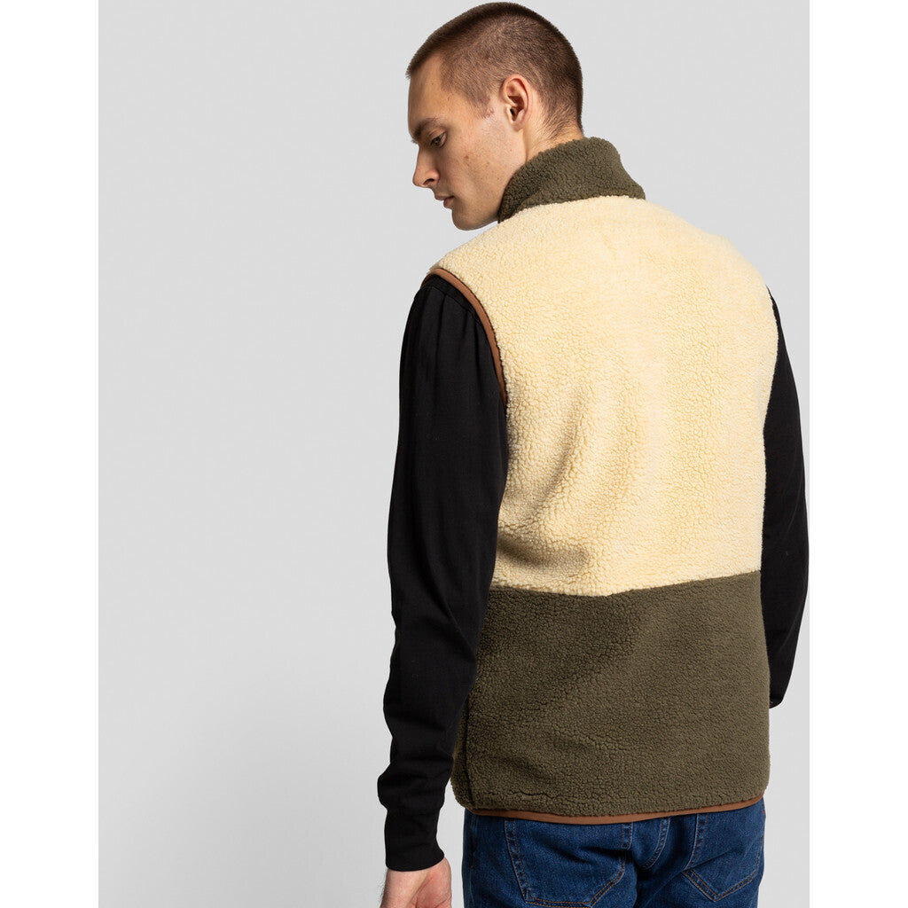 Revolution Teddy Vest Fleece Offwhite