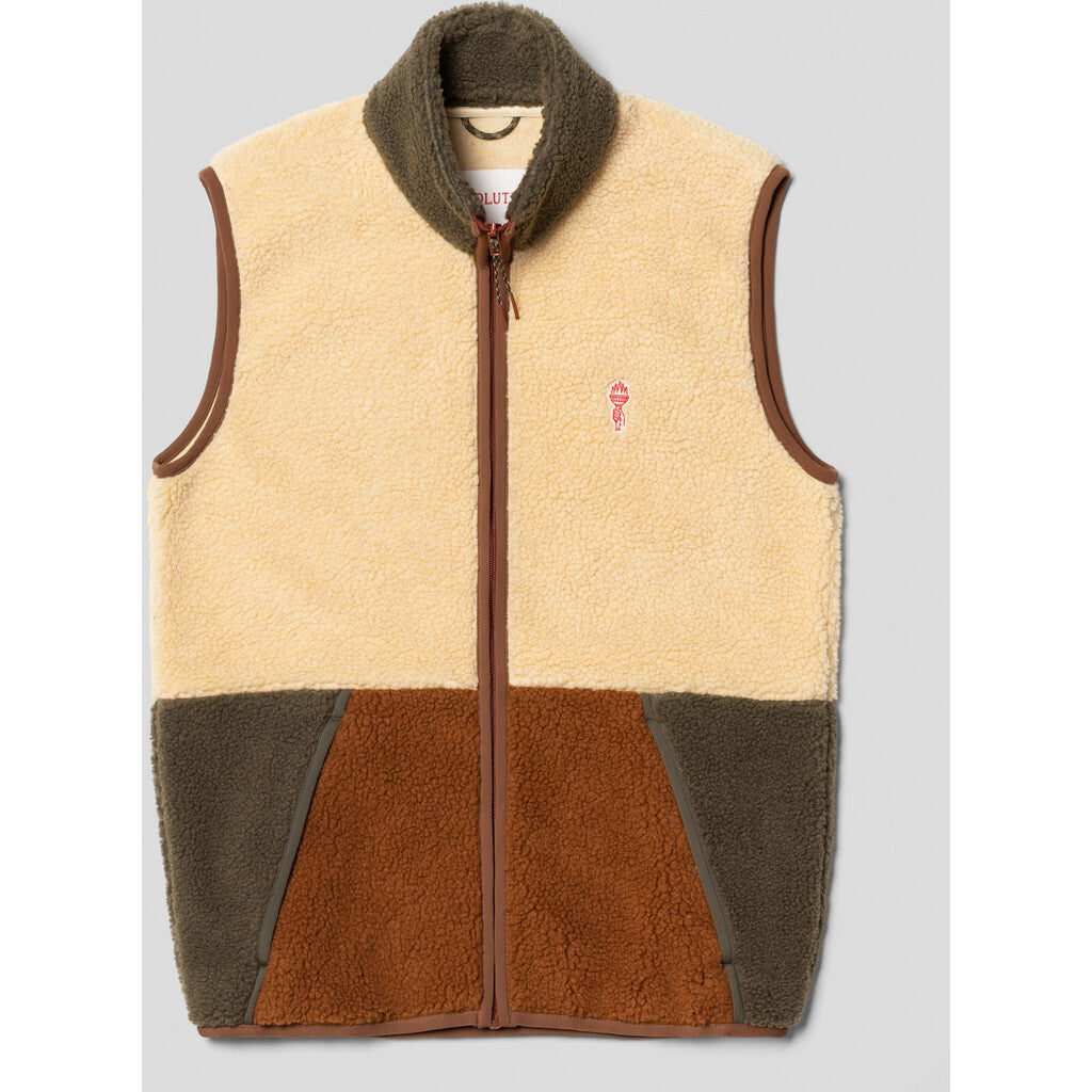 Revolution Teddy Vest Fleece Offwhite