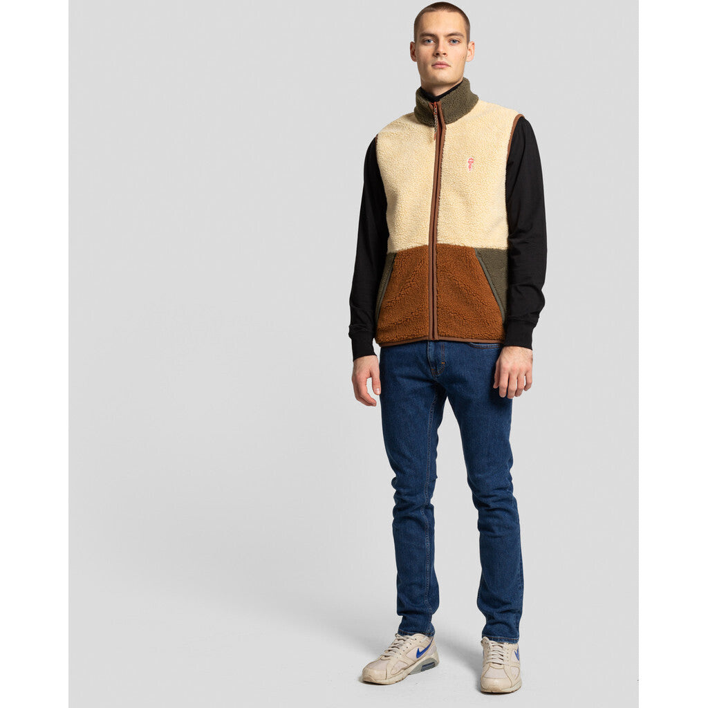 Revolution Teddy Vest Fleece Offwhite