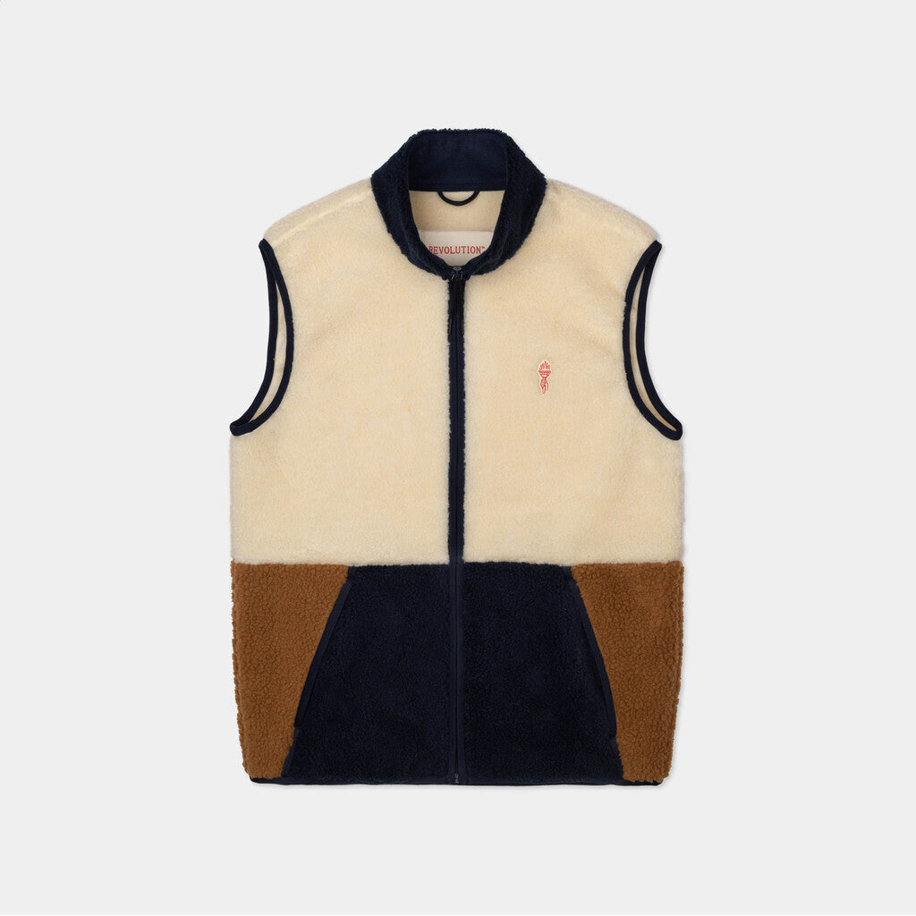 Revolution Teddy Vest Fleece Brown