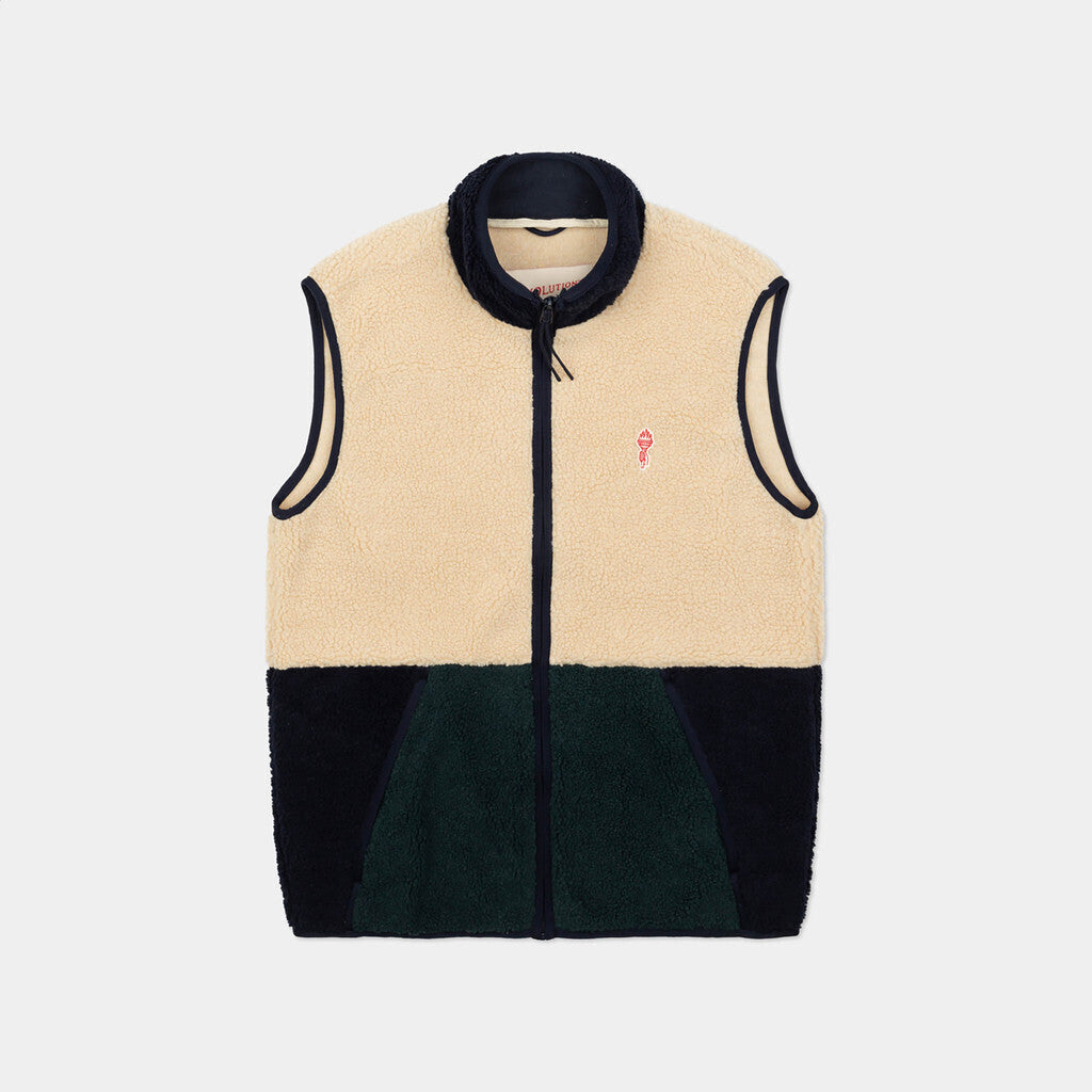 Revolution Teddy Vest Fleece Navy