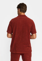 Revolution Jaquard Polo Shirt Short-sleeve shirts Darkorange