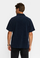 Revolution Jaquard Polo Shirt Short-sleeve shirts Navy