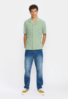 Revolution Terry Short-sleeved Cuban Shirt Short-sleeve shirts Mint