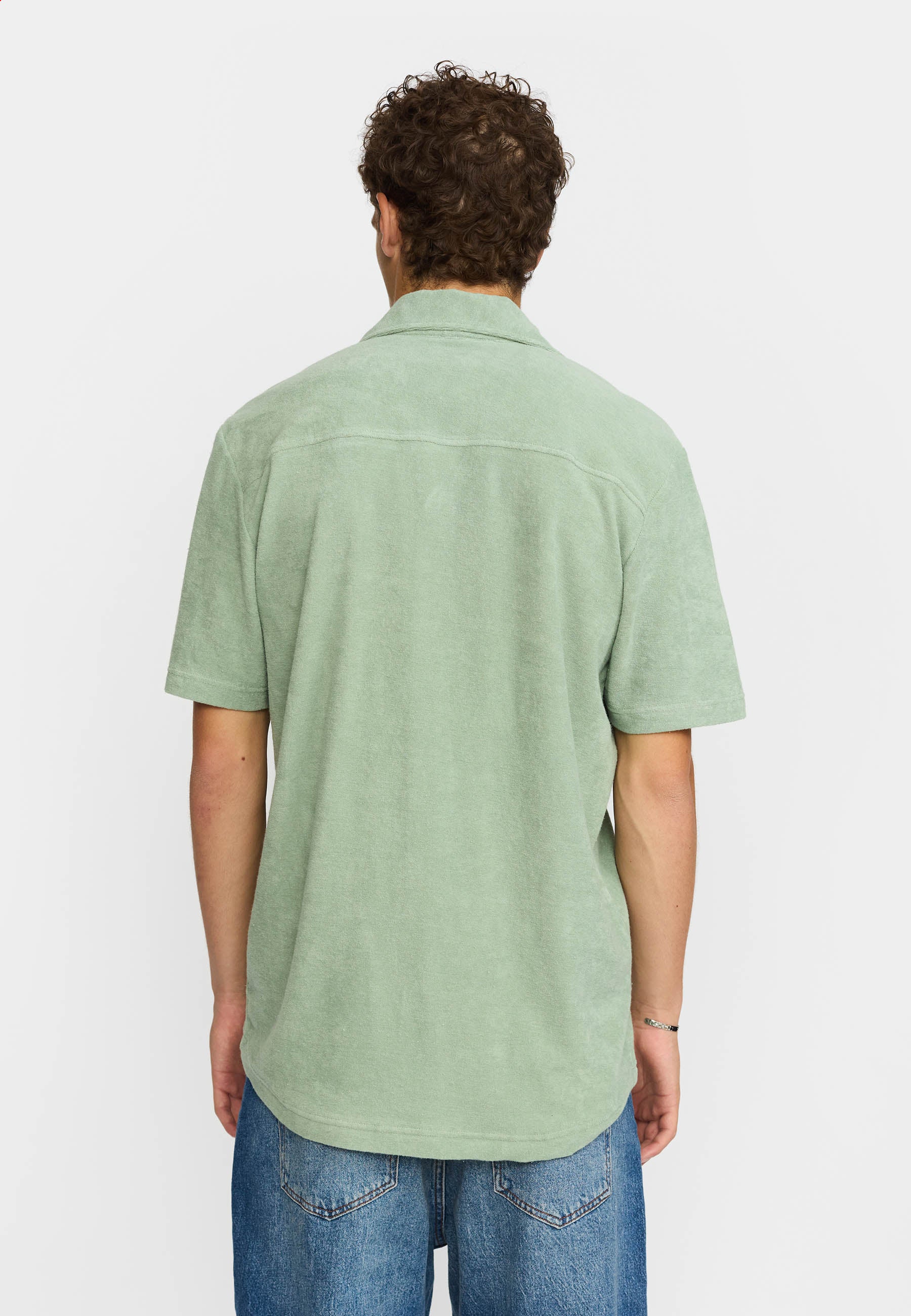 Revolution Terry Short-sleeved Cuban Shirt Short-sleeve shirts Mint