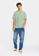 Revolution Terry Short-sleeved Cuban Shirt Short-sleeve shirts Mint