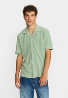 Revolution Terry Short-sleeved Cuban Shirt Short-sleeve shirts Mint