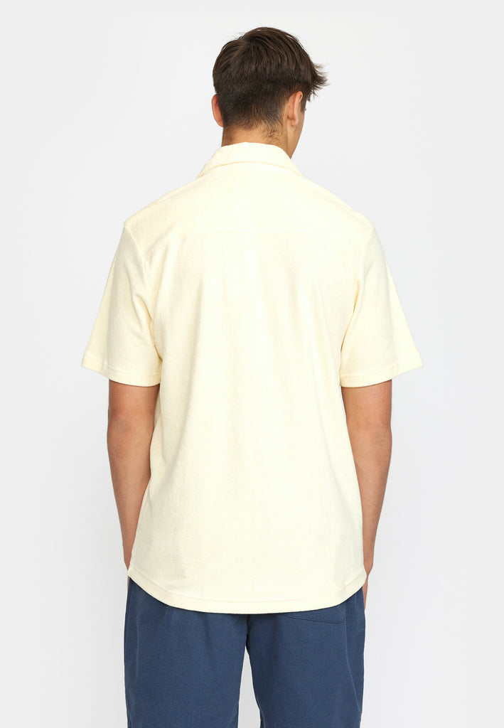 Revolution Terry Short-sleeved Cuban Shirt Short-sleeve shirts Offwhite