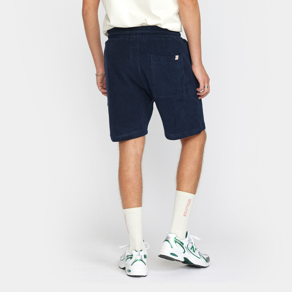 Revolution Terry Shorts Shorts Navy