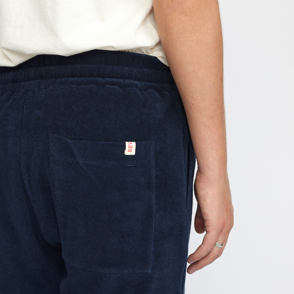 Revolution Terry Shorts Shorts Navy