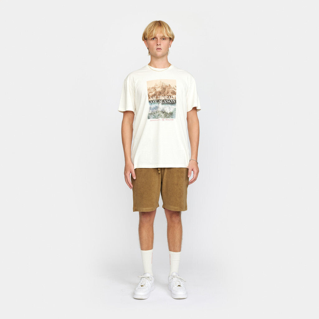 Revolution Terry Shorts Shorts Darkkhaki