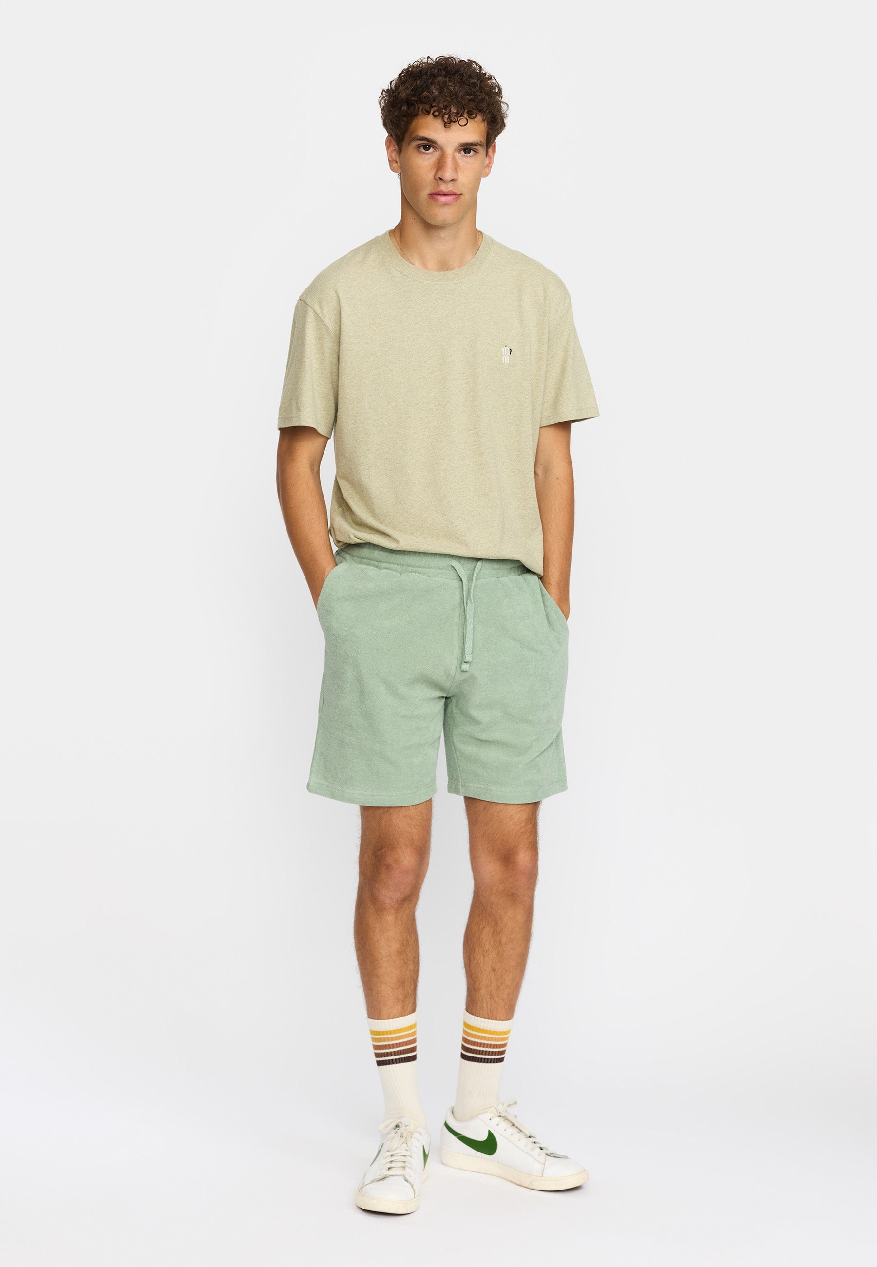 Revolution Terry Shorts Shorts Mint