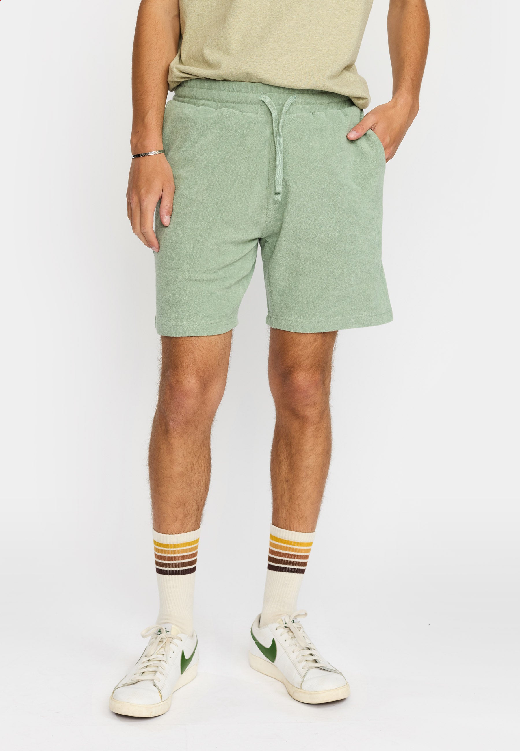 Revolution Terry Shorts Shorts Mint