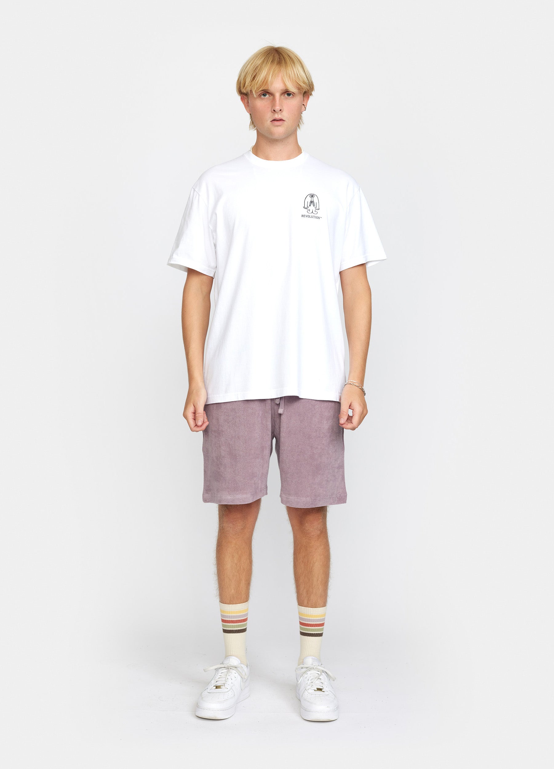 Revolution Terry Shorts Shorts Purple