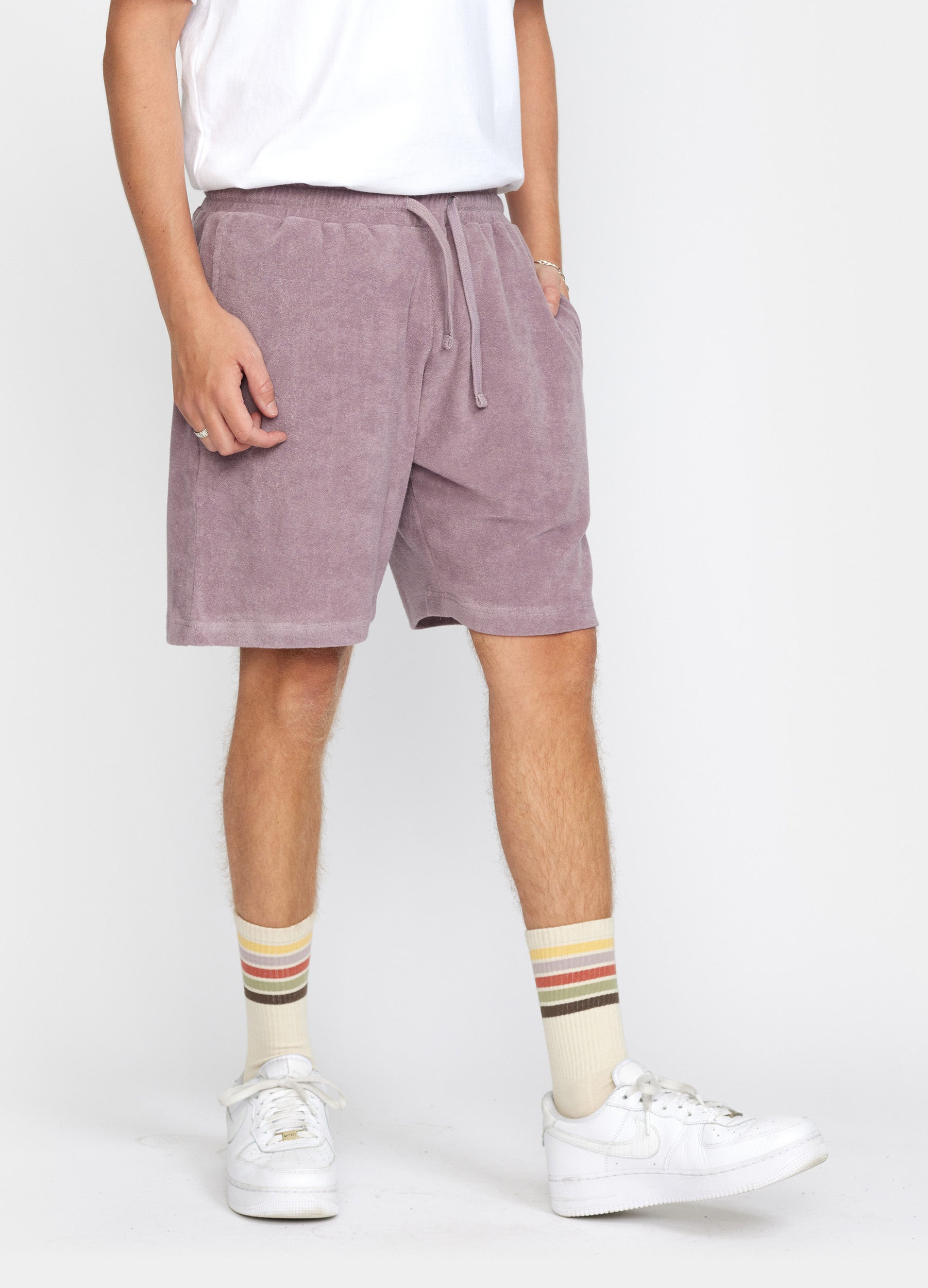 Revolution Terry Shorts Shorts Purple