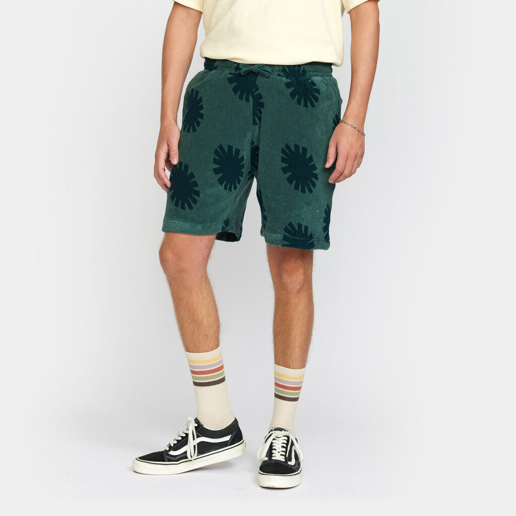 Revolution Terry Shorts Shorts Green